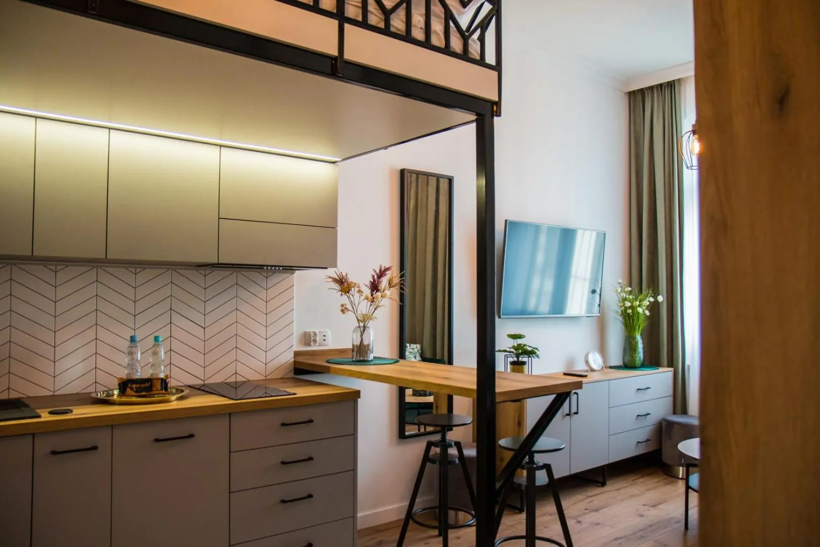 Kitchen or kitchenette in Piernikowe by Rentoom