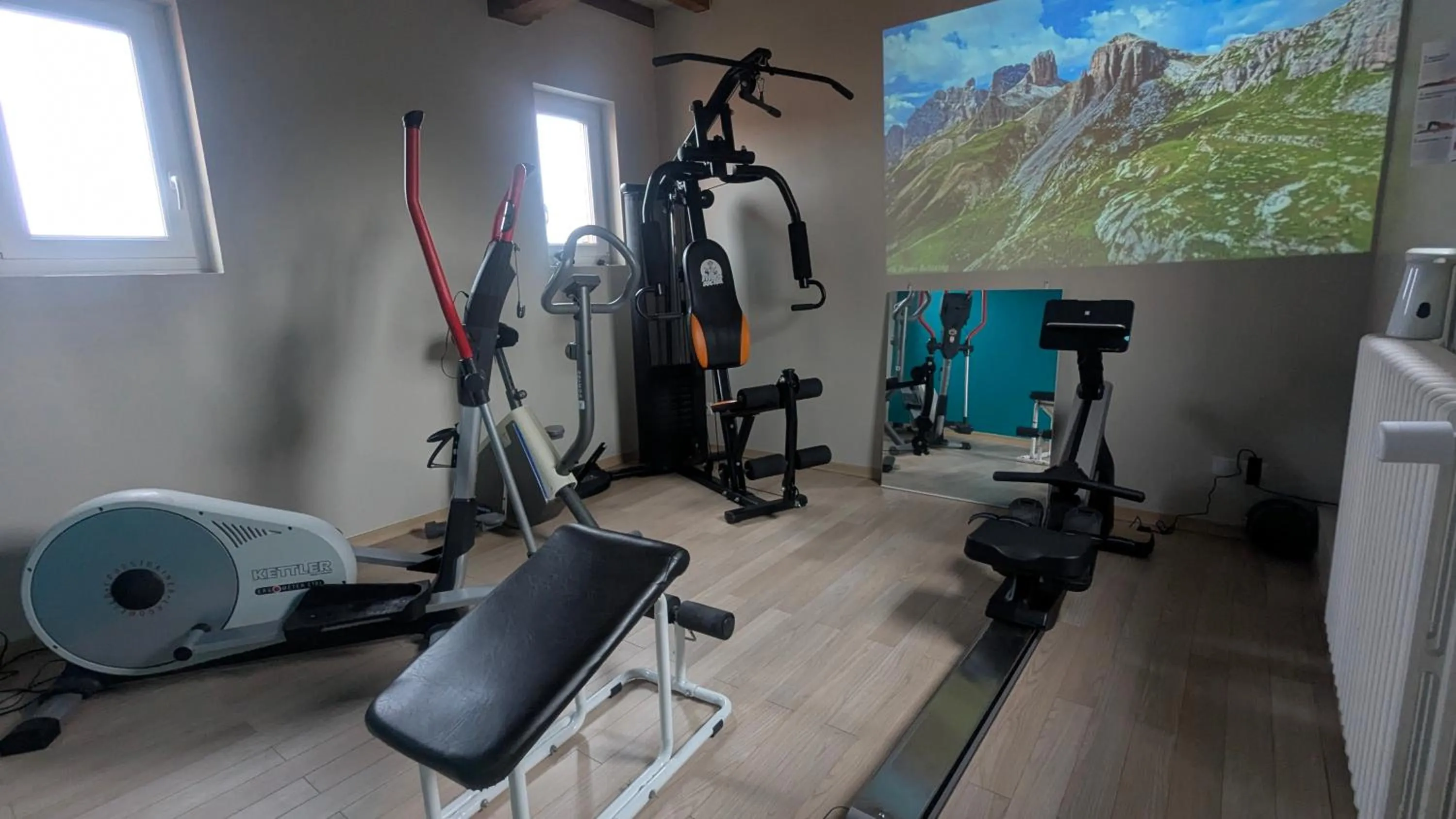 Fitness centre/facilities in Au repos de la licorne