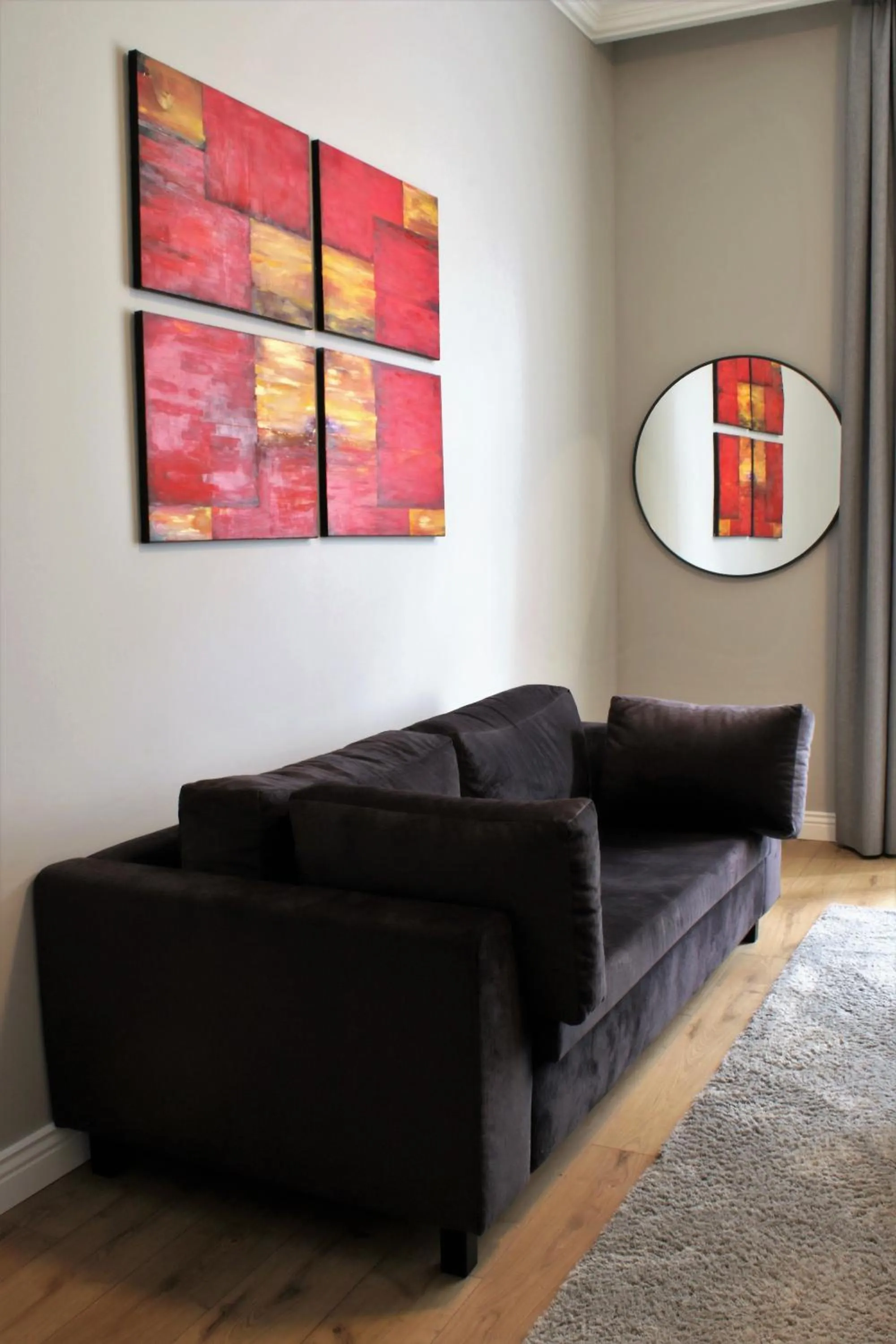 Seating area in D50 Hotel