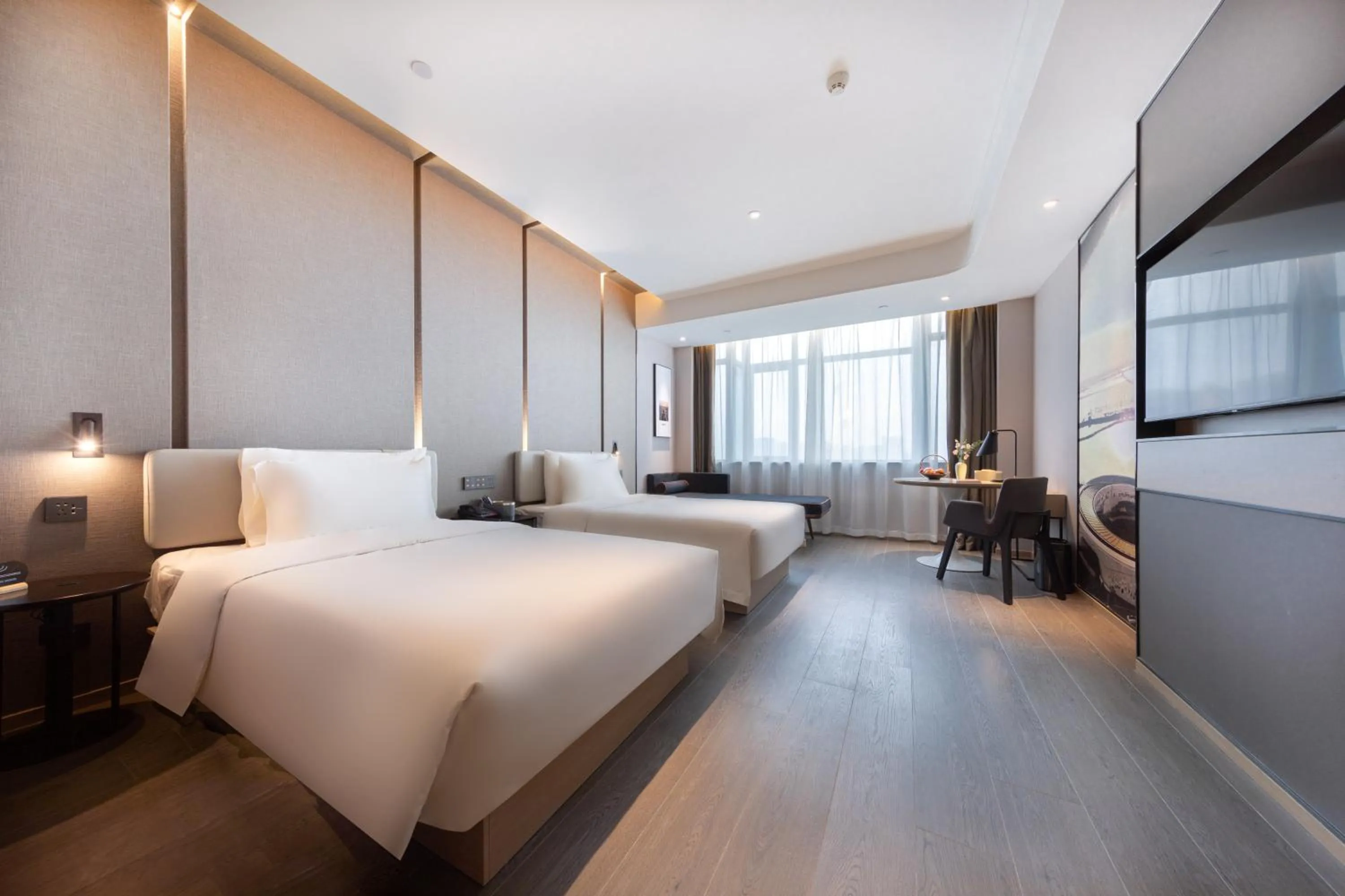 Bed in Atour Hotel Nanchang Aixi Lake