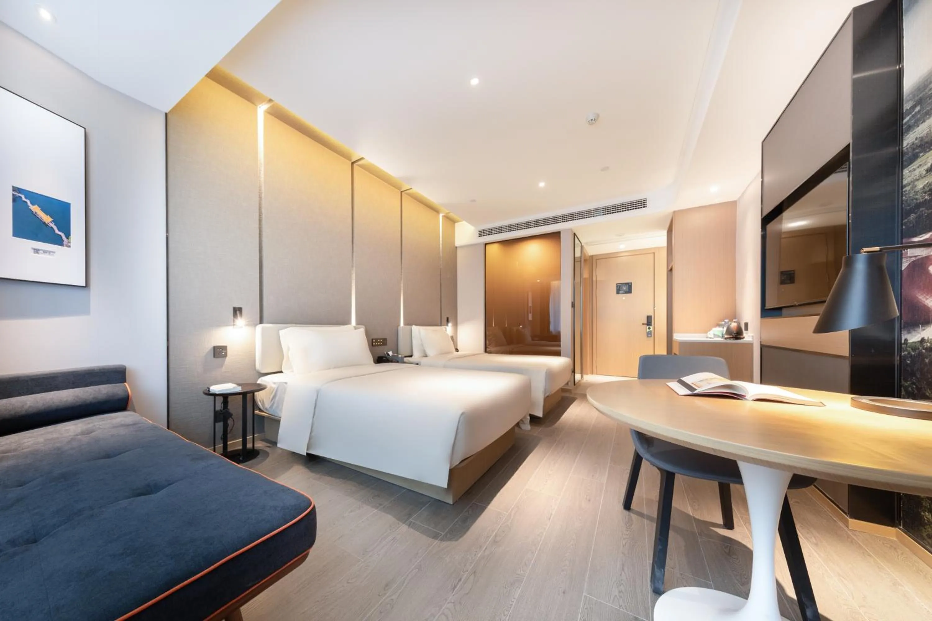 Bed in Atour Hotel Nanchang Aixi Lake