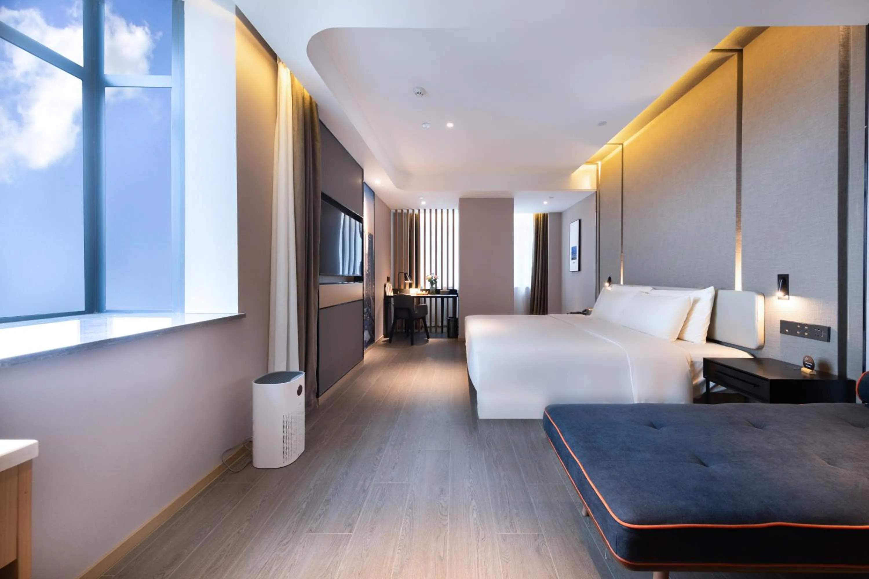 Bed in Atour Hotel Nanchang Aixi Lake