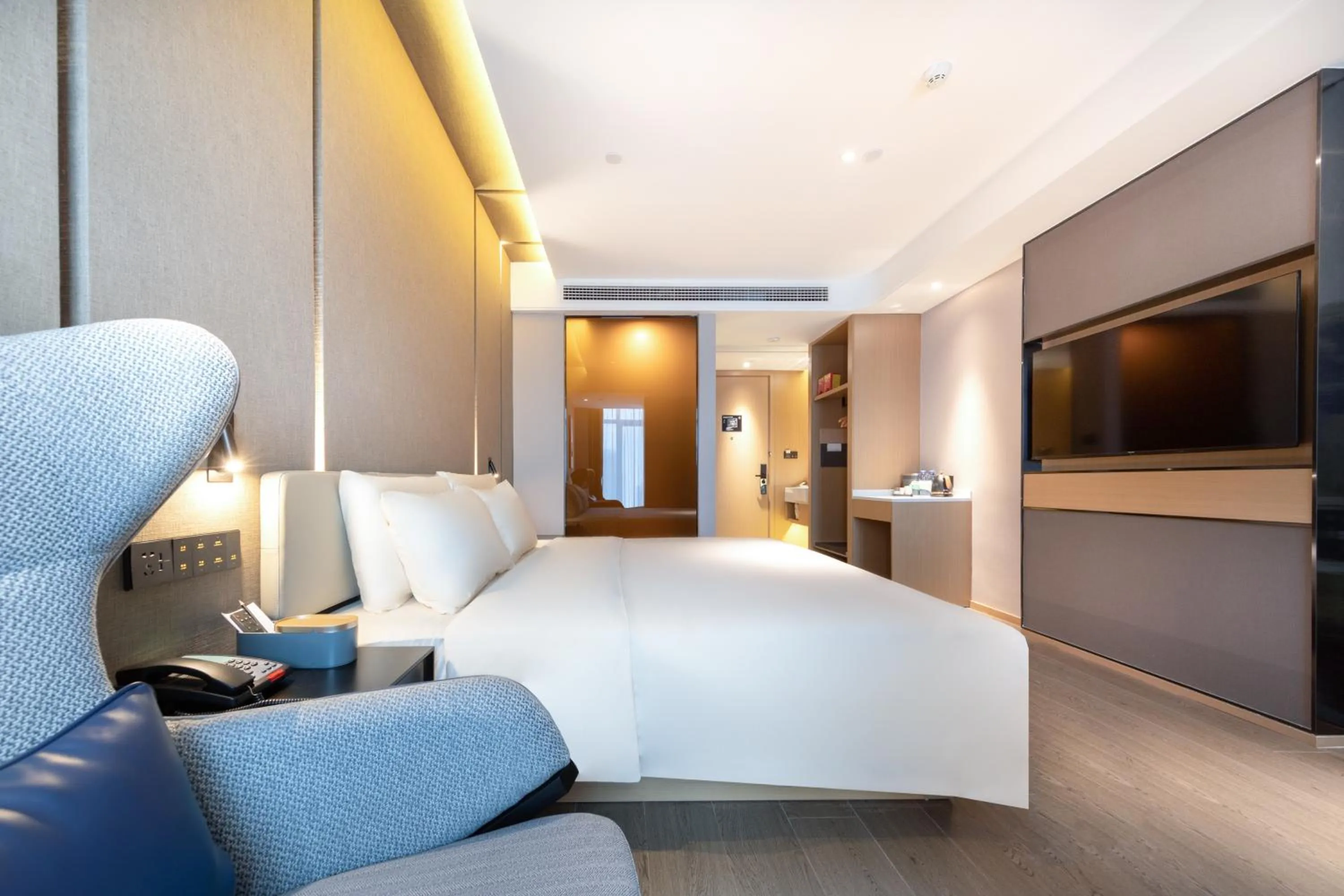 Bed in Atour Hotel Nanchang Aixi Lake