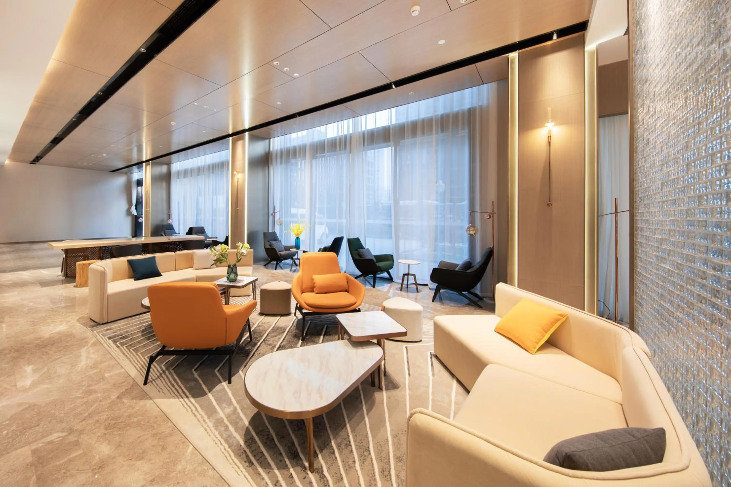 Lounge or bar in Atour Hotel Wuhan Jinyin Lake