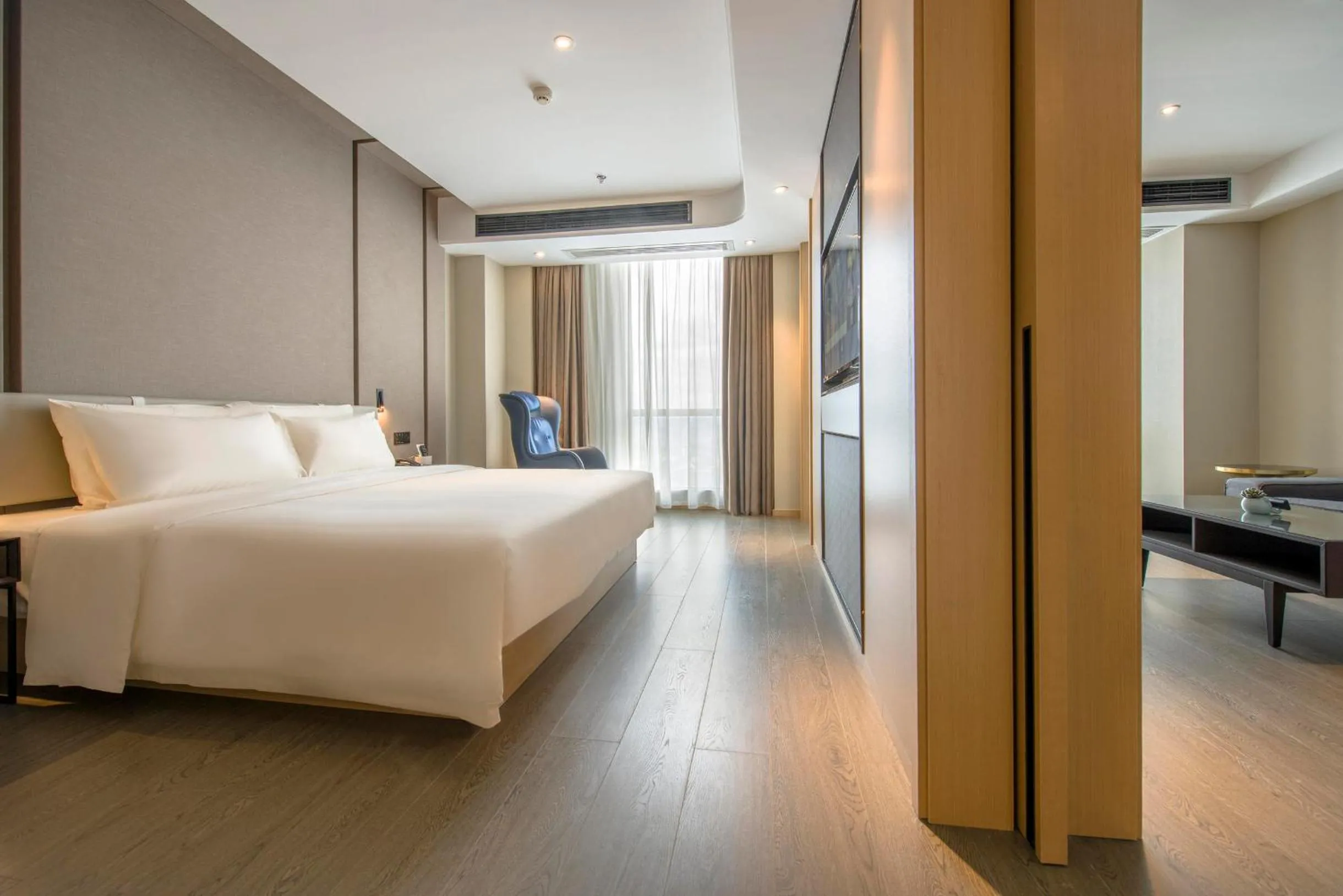 Bedroom, Bed in Atour Hotel Guangzhou Huadu Financial Center