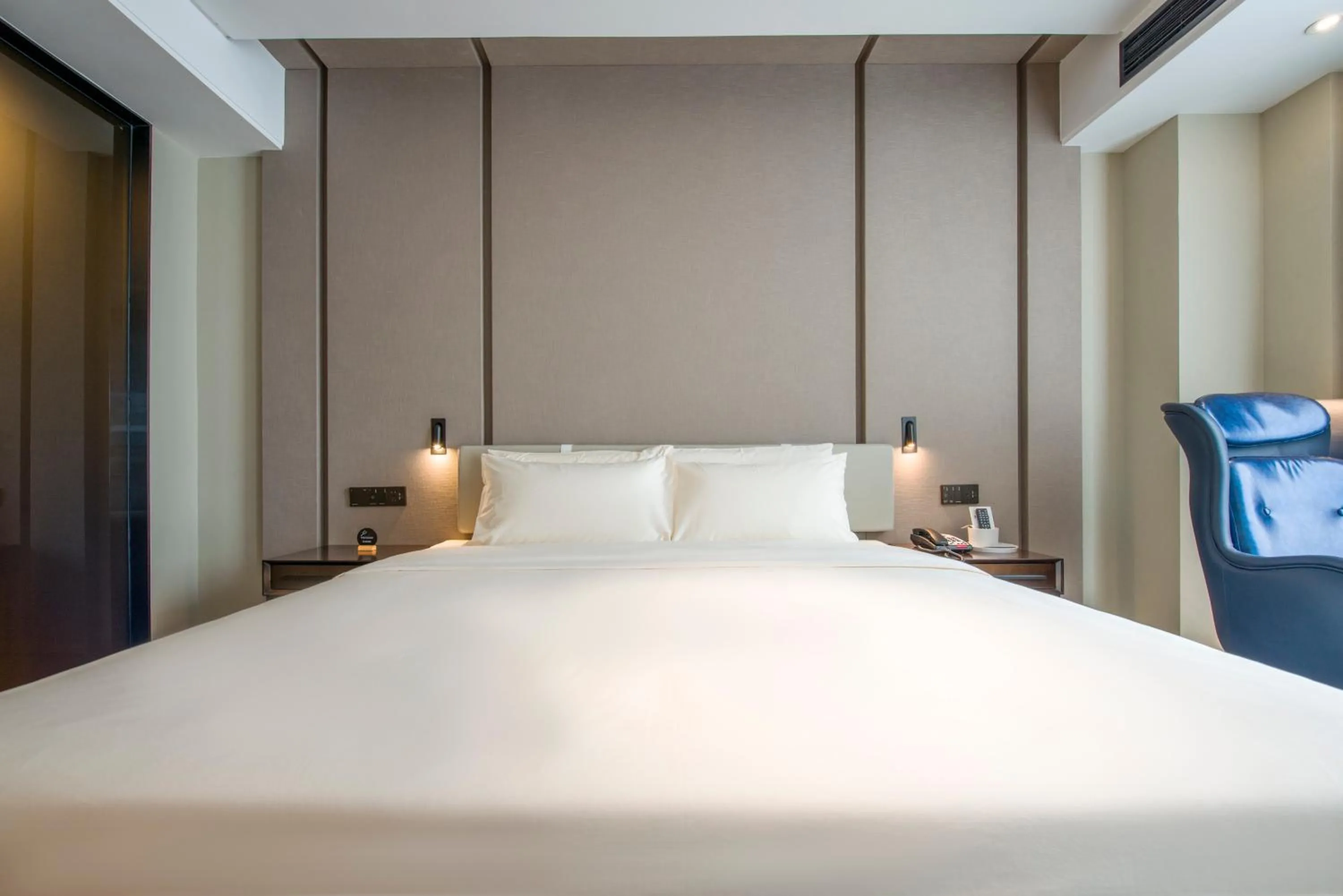 Bed in Atour Hotel Guangzhou Huadu Financial Center