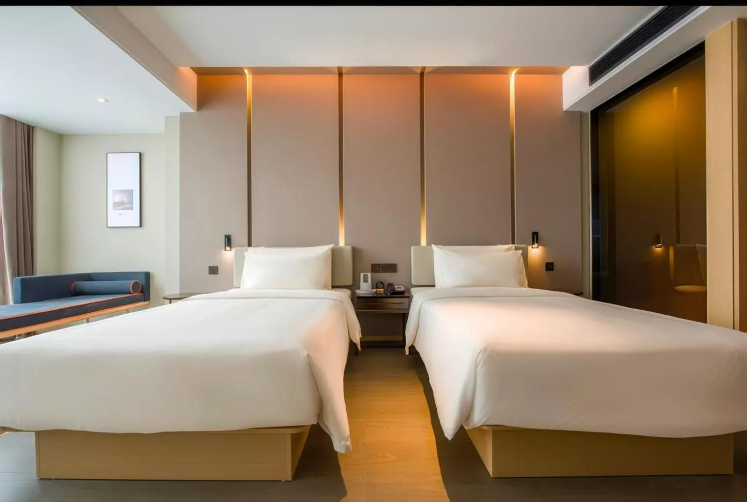 Bedroom, Bed in Atour Hotel Guangzhou Huadu Financial Center