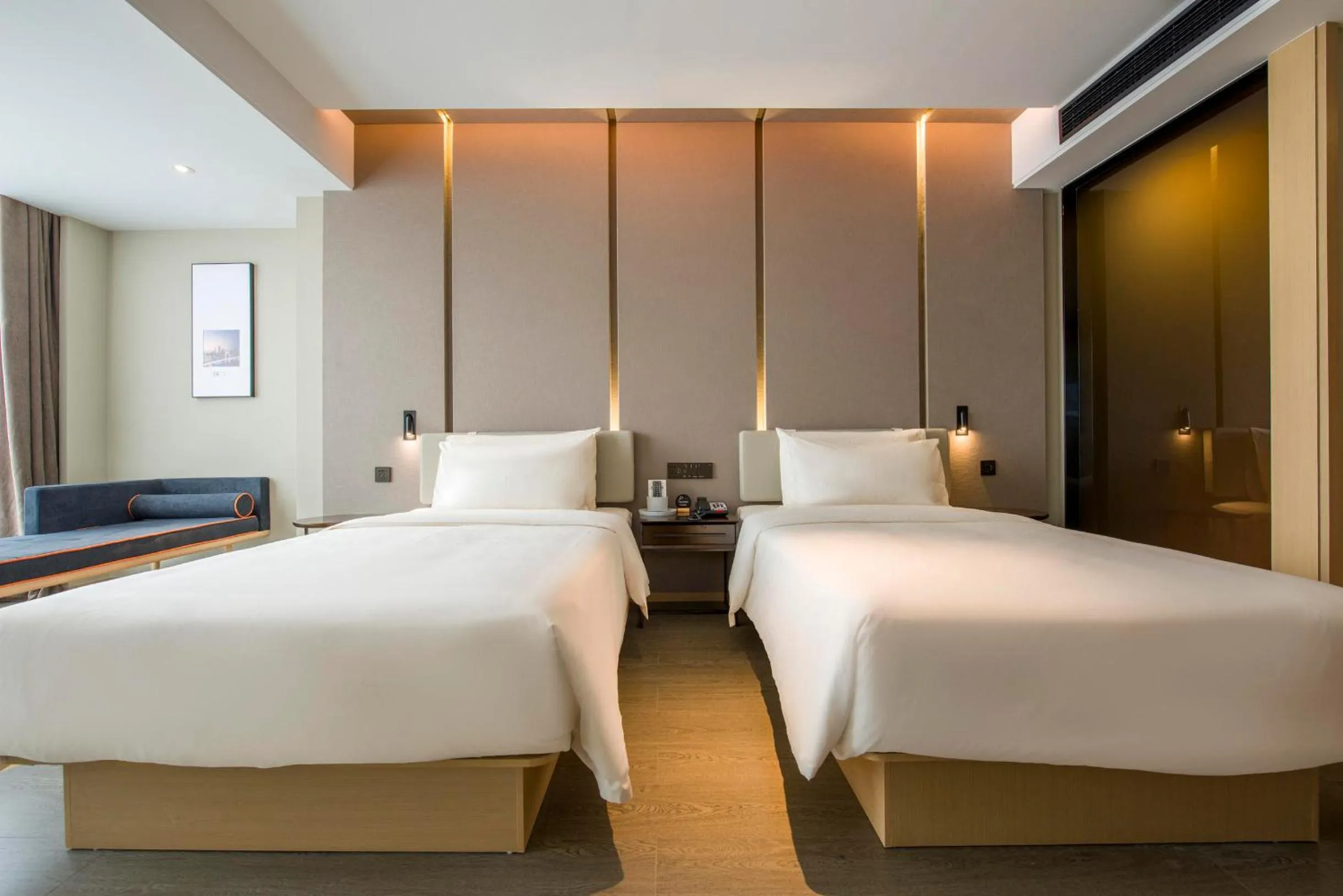 Bedroom, Bed in Atour Hotel Guangzhou Huadu Financial Center