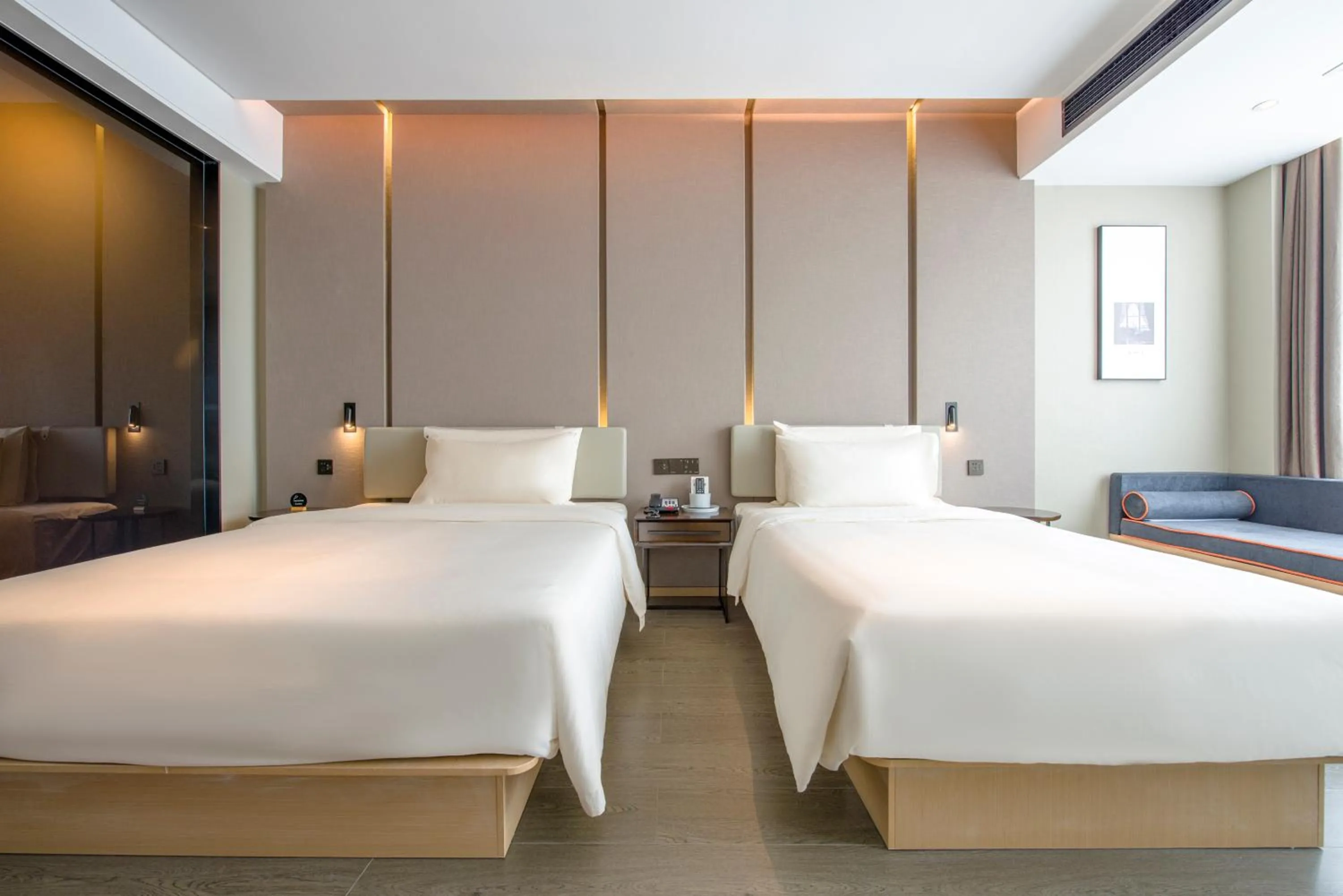 Bedroom, Bed in Atour Hotel Guangzhou Huadu Financial Center