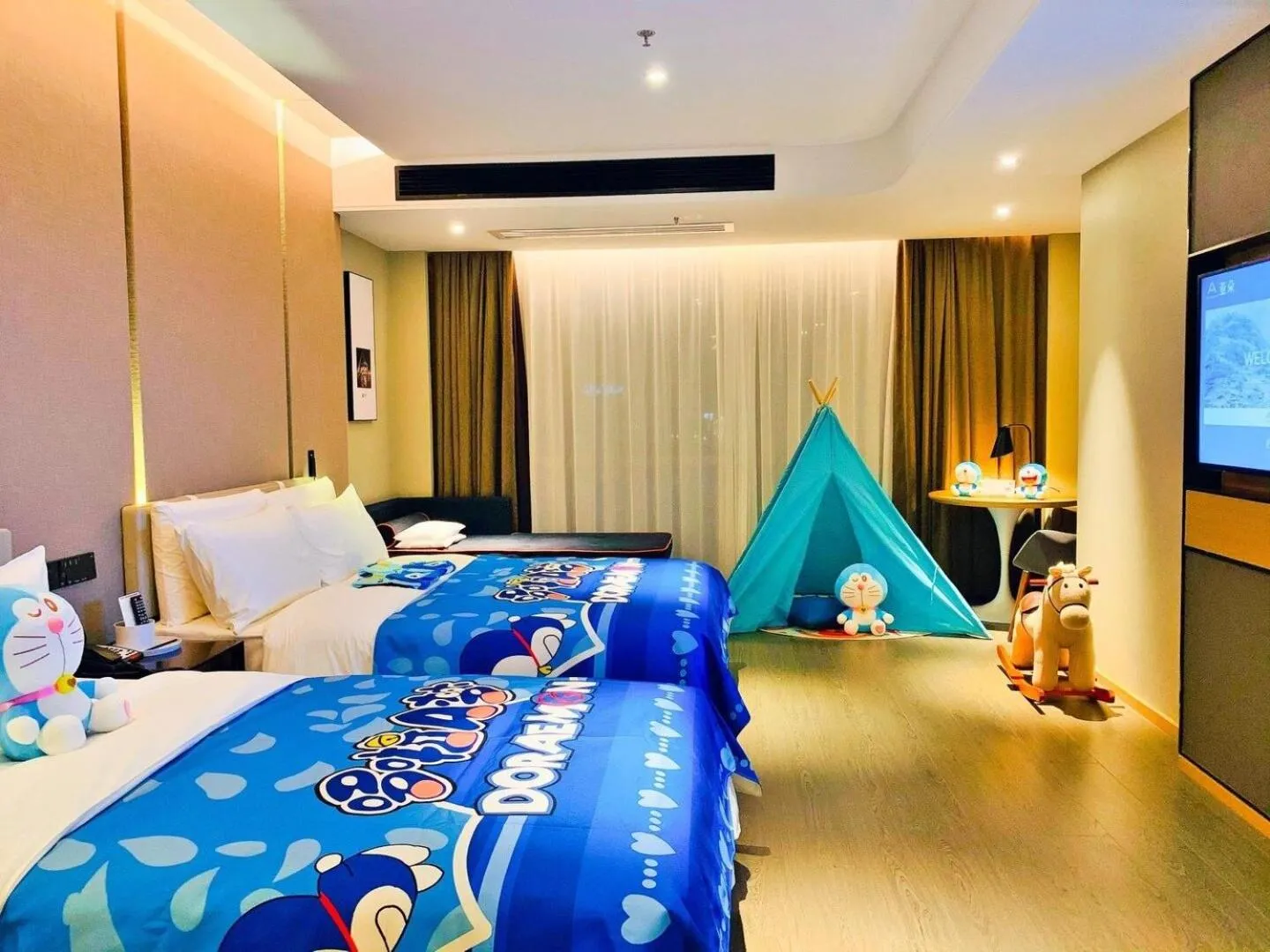 Bed in Atour Hotel Guangzhou Huadu Financial Center