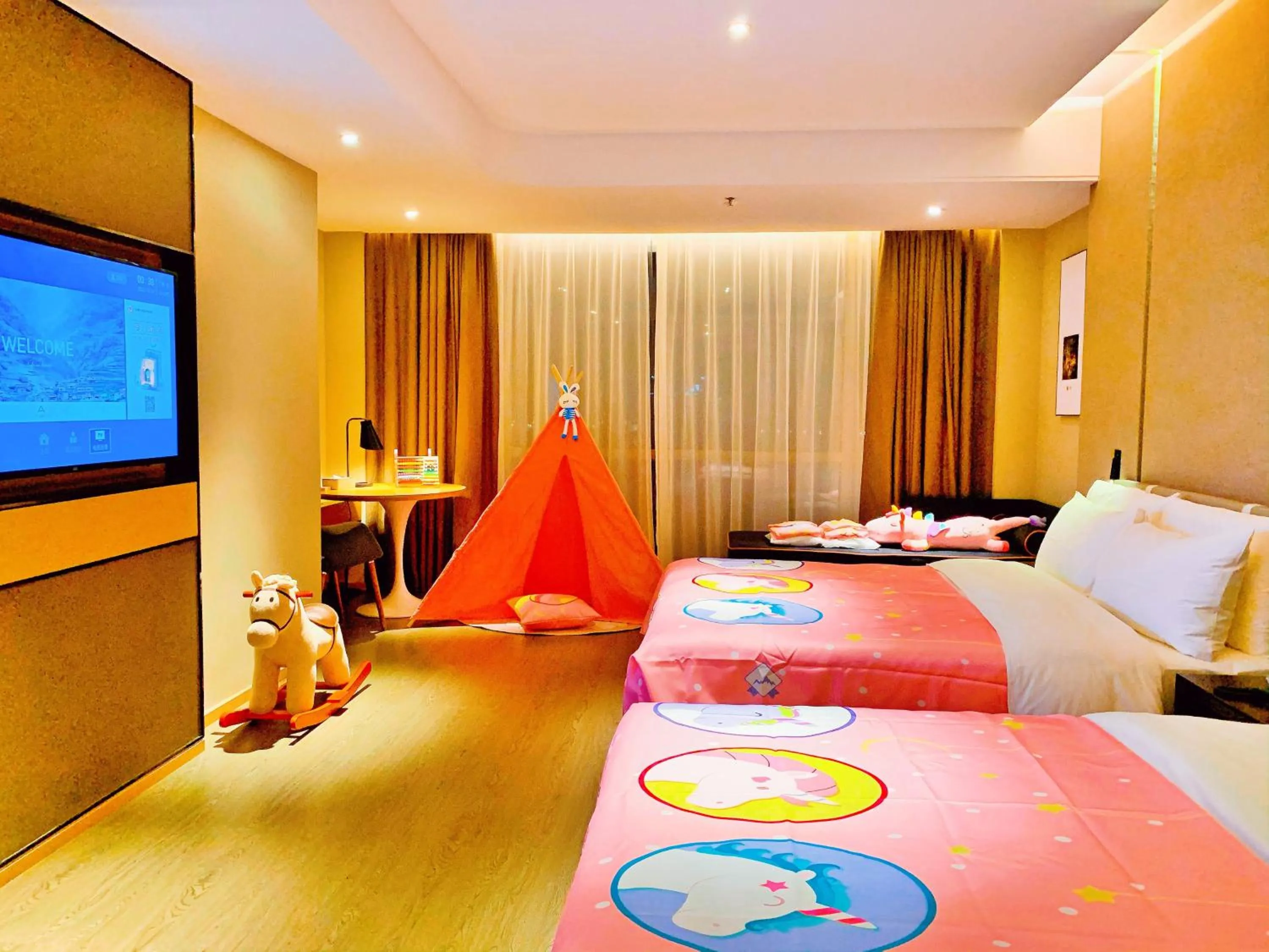 Bed in Atour Hotel Guangzhou Huadu Financial Center