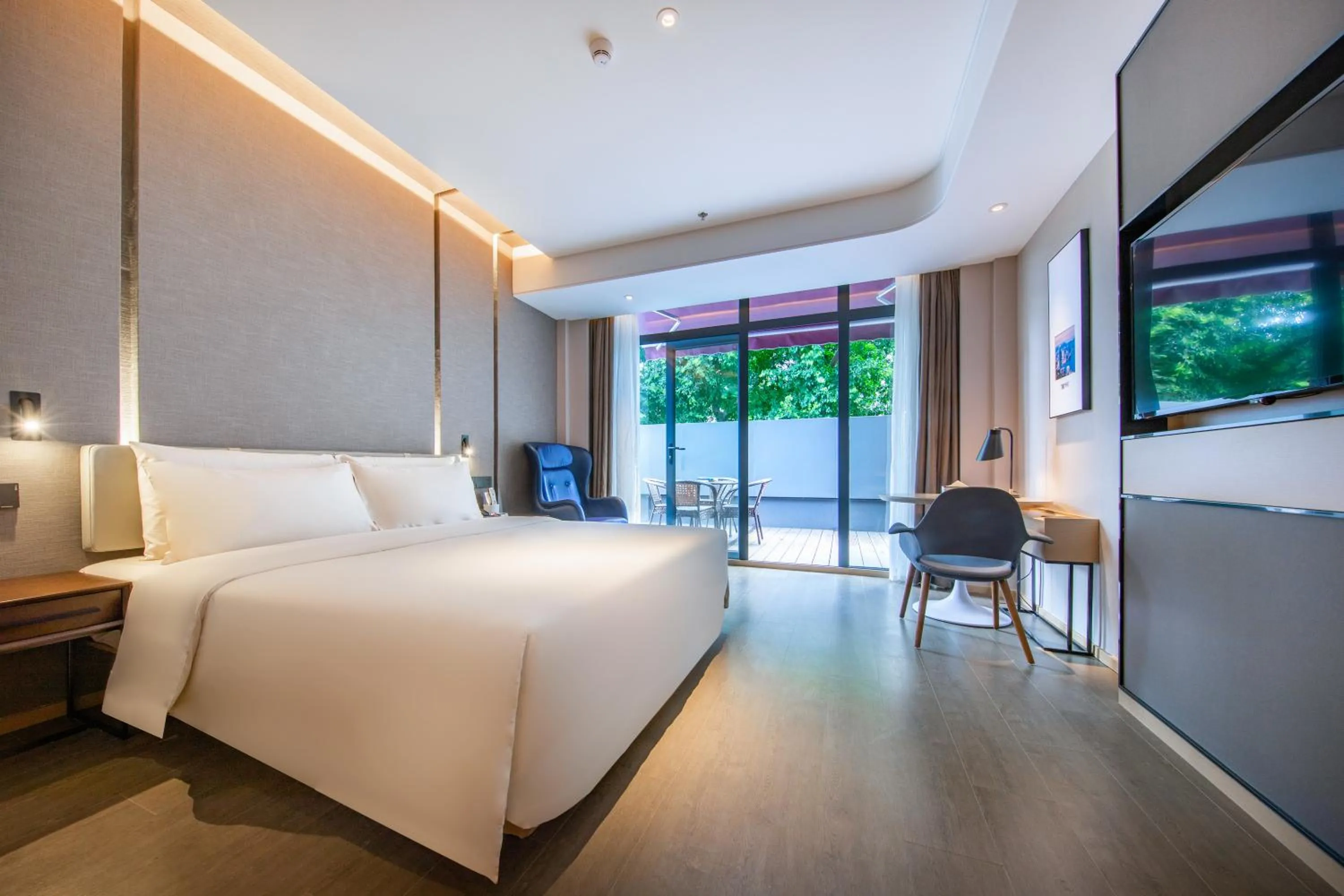 Bed in Atour Hotel Shenzhen Huaqiang North