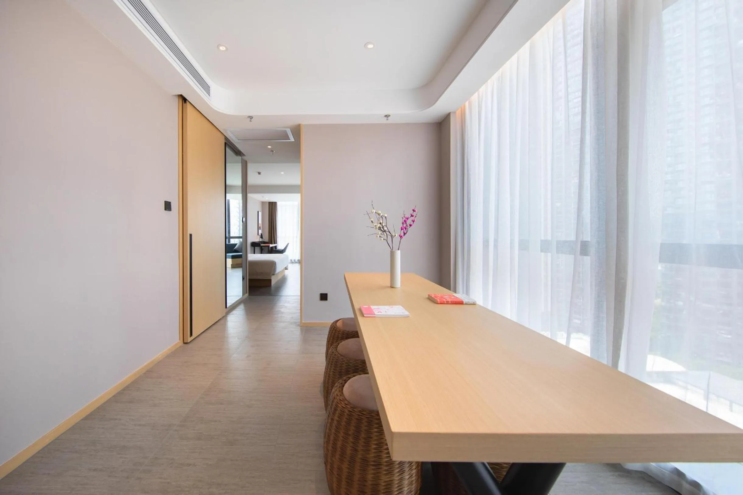 Seating area in Atour S Shenzhen Nanshan