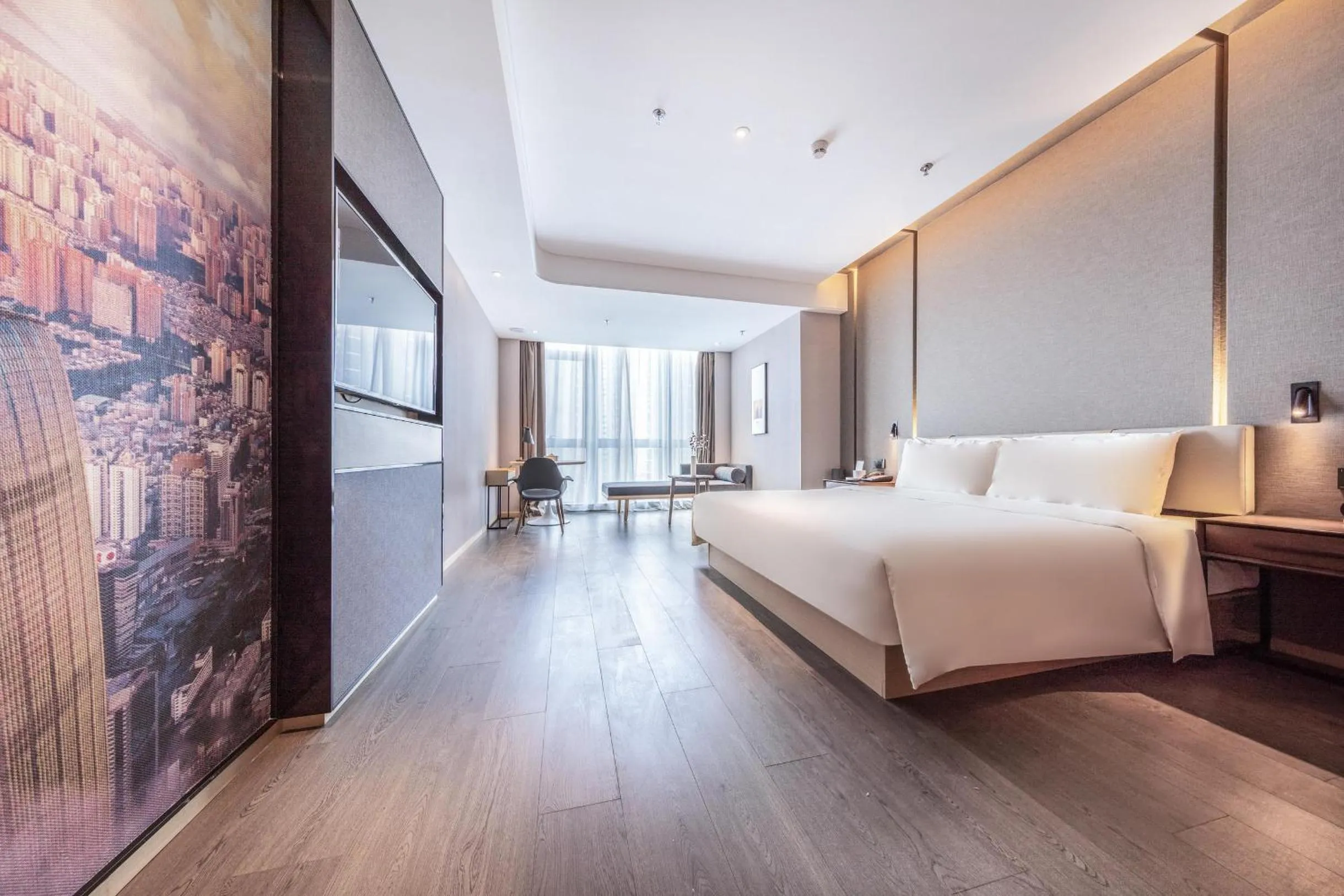Bedroom, Bed in Atour S Shenzhen Nanshan