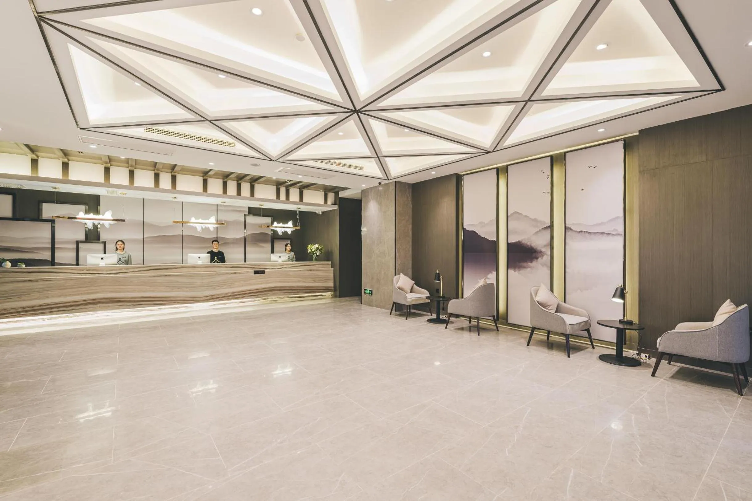 Seating area in Atour Hotel Chongqiang Jiangbei Airport