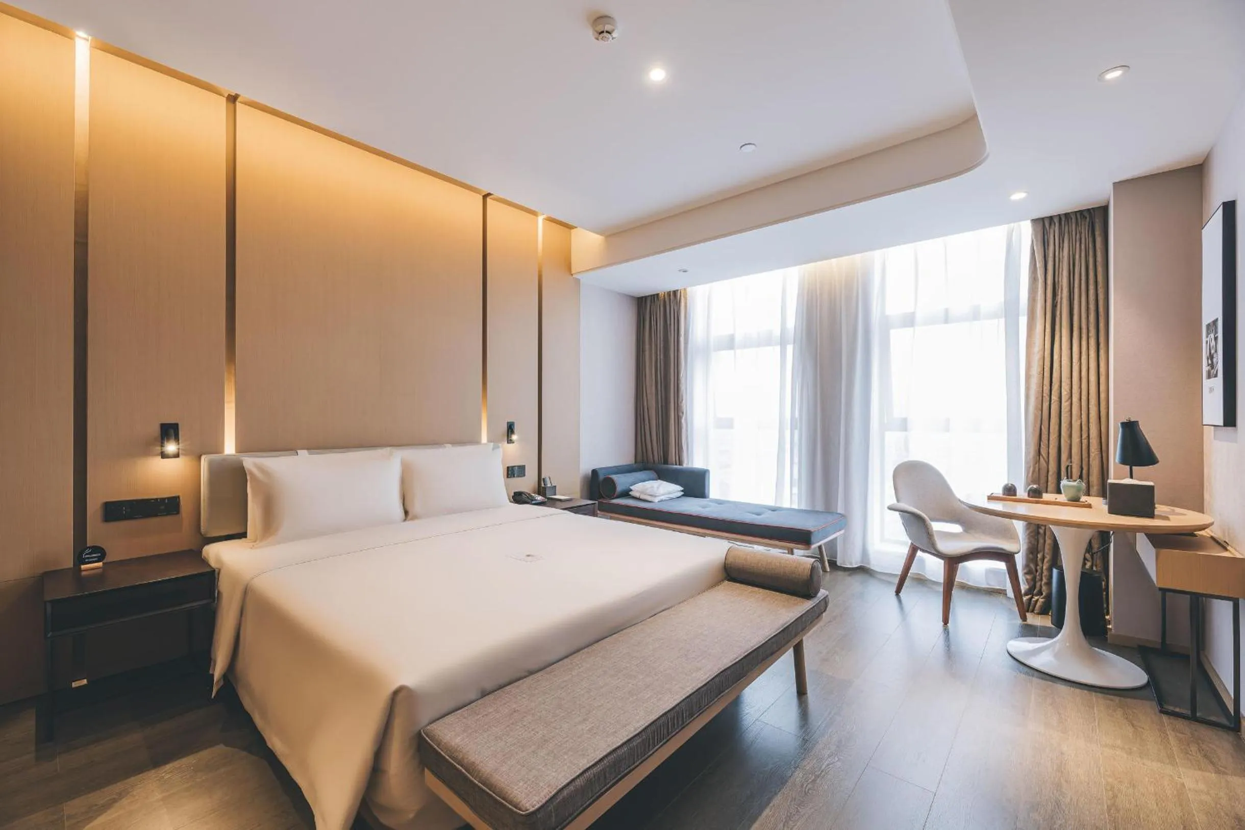 Bed in Atour Hotel Chongqiang Jiangbei Airport