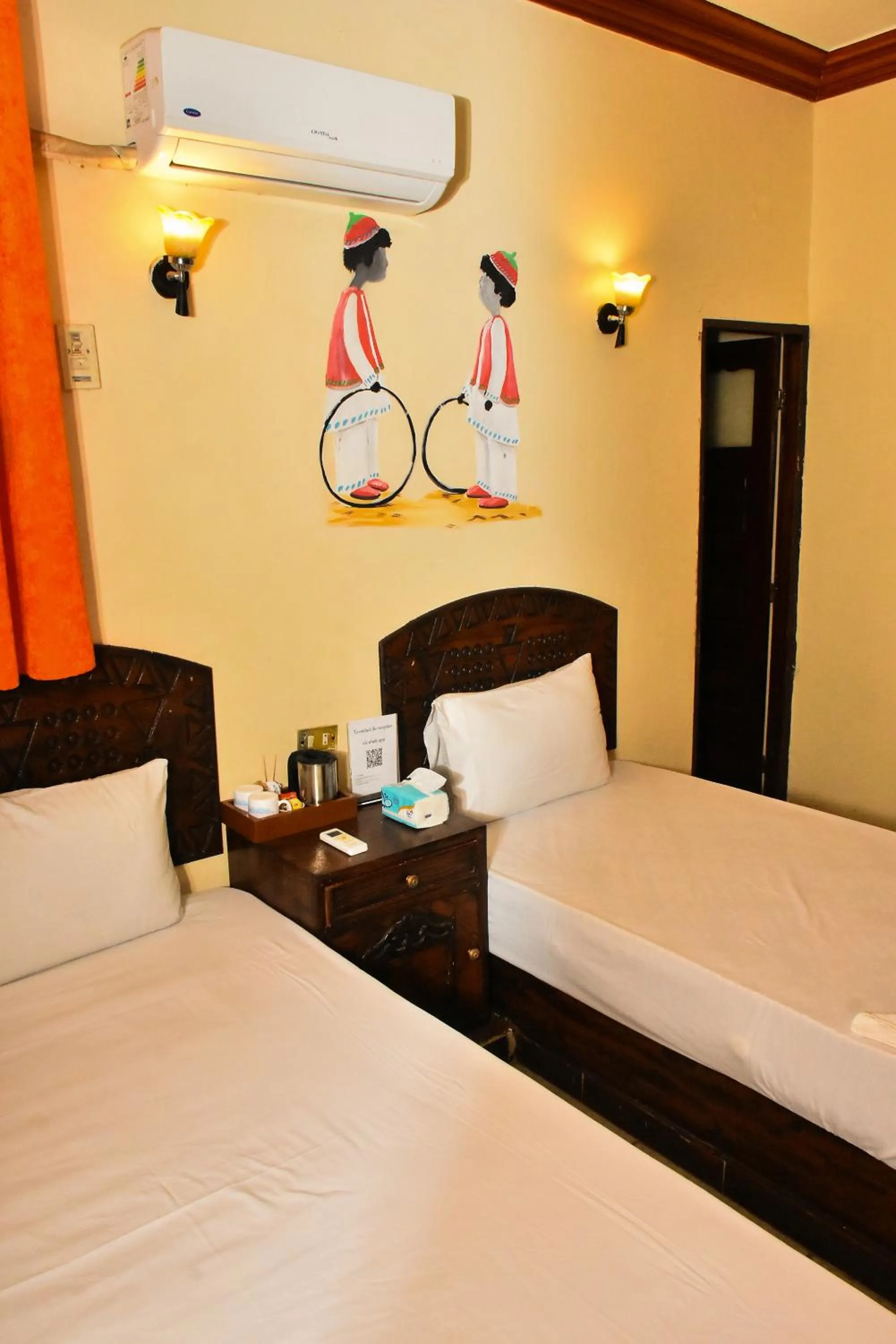 Bed in Nubian Kulih house