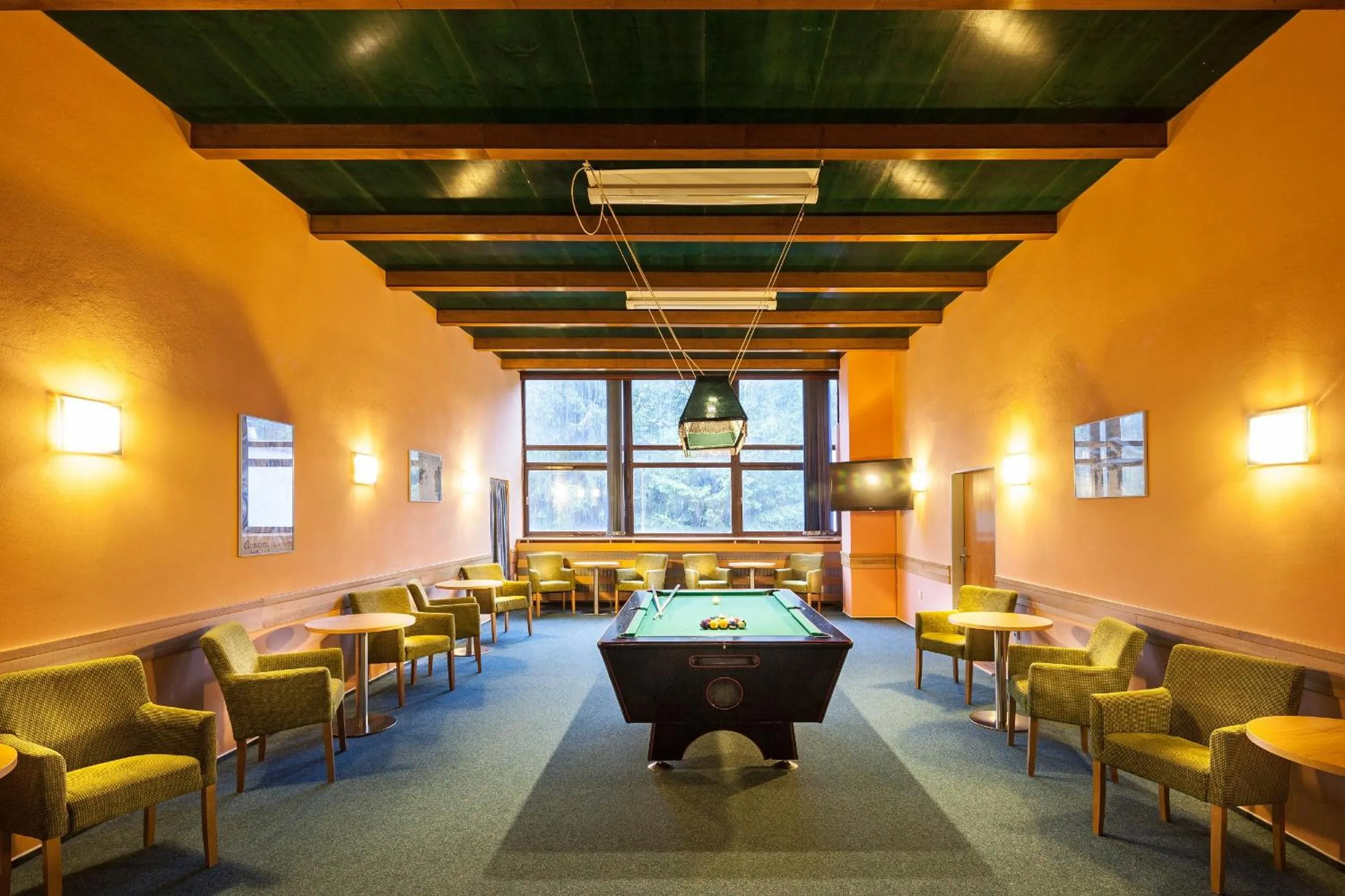 Communal lounge/ TV room in Hotel Horizont