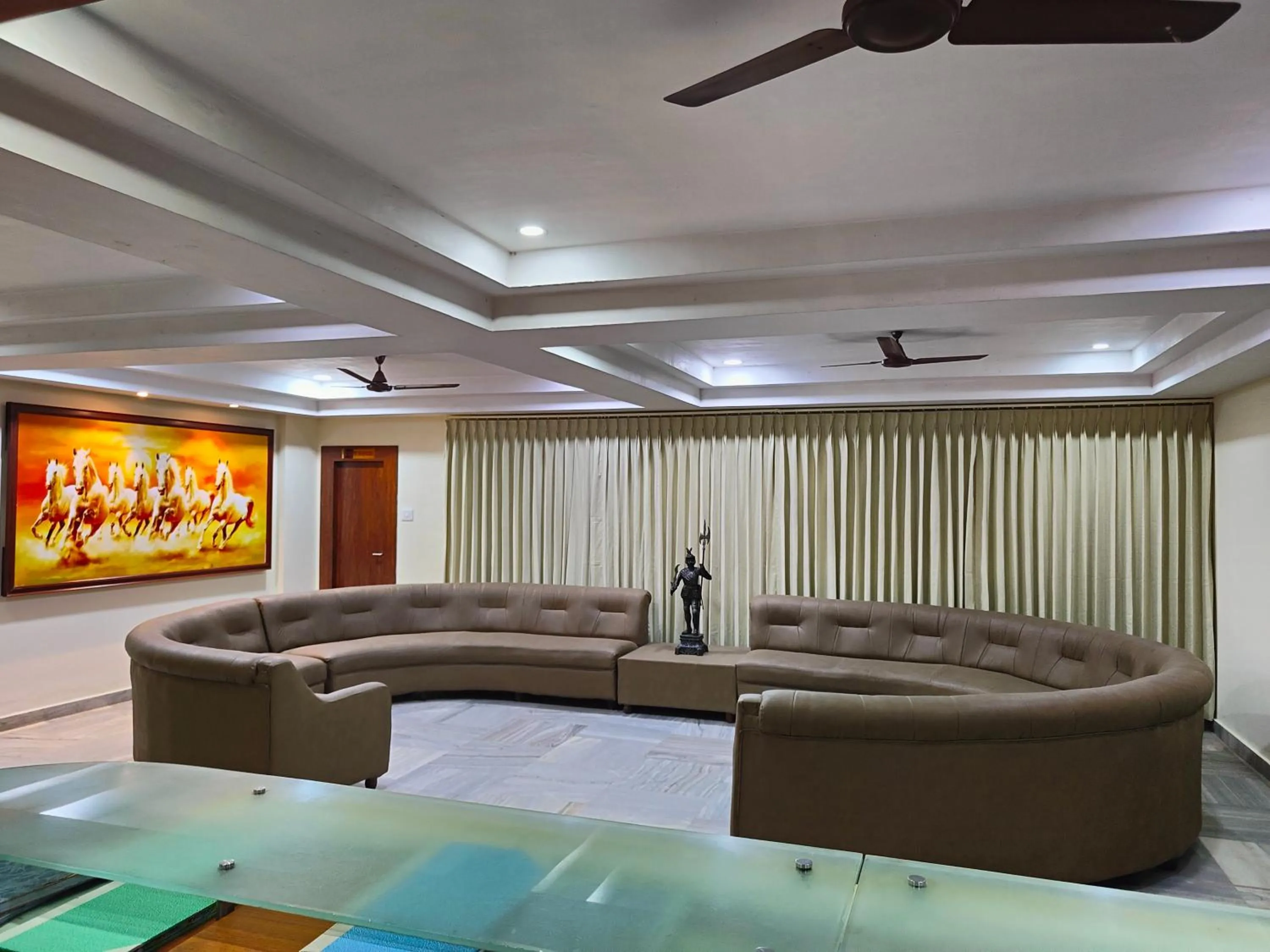 Lobby or reception in Hotel Geetha International