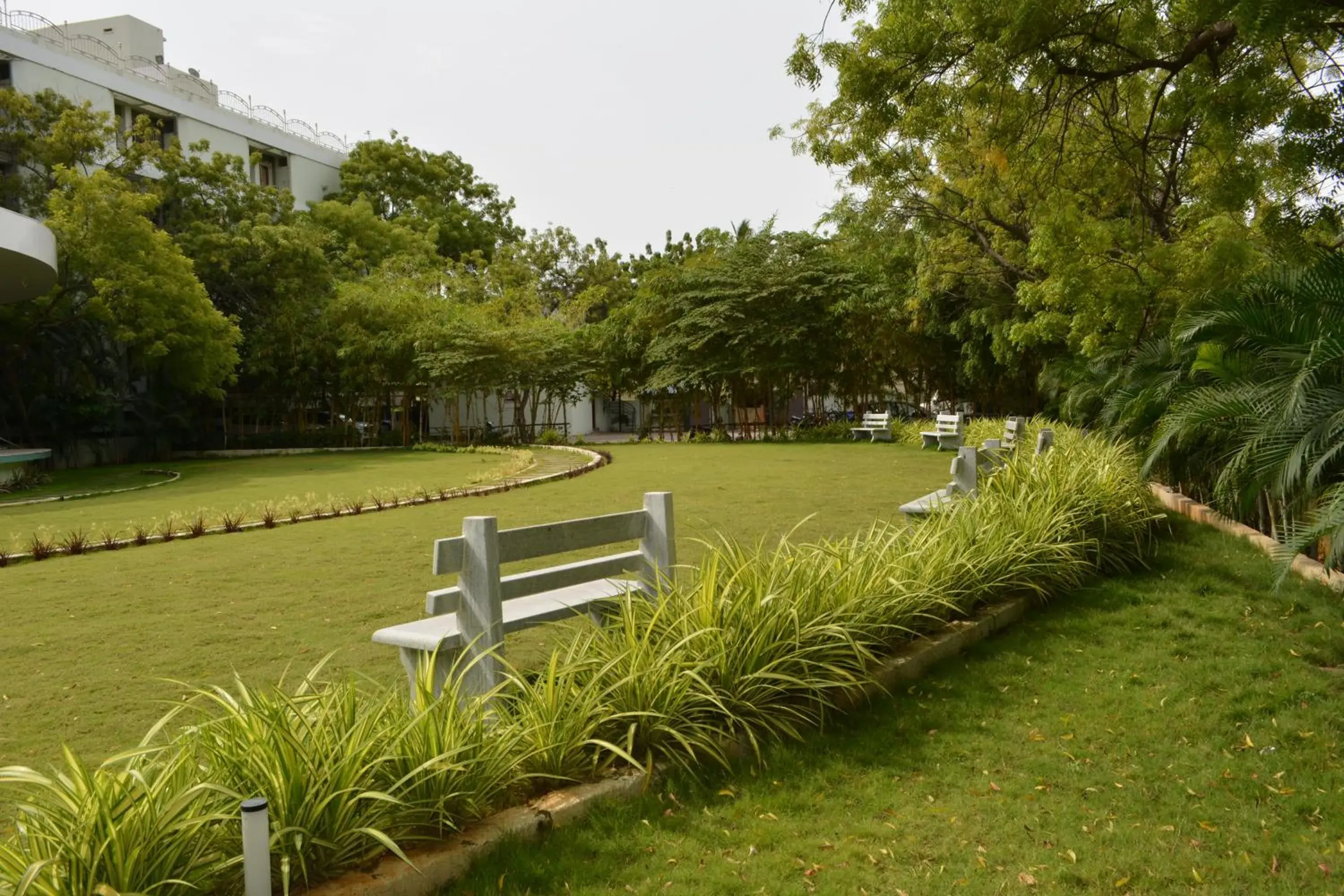 Garden view in Hotel Geetha International Garden view in Hotel Geetha International