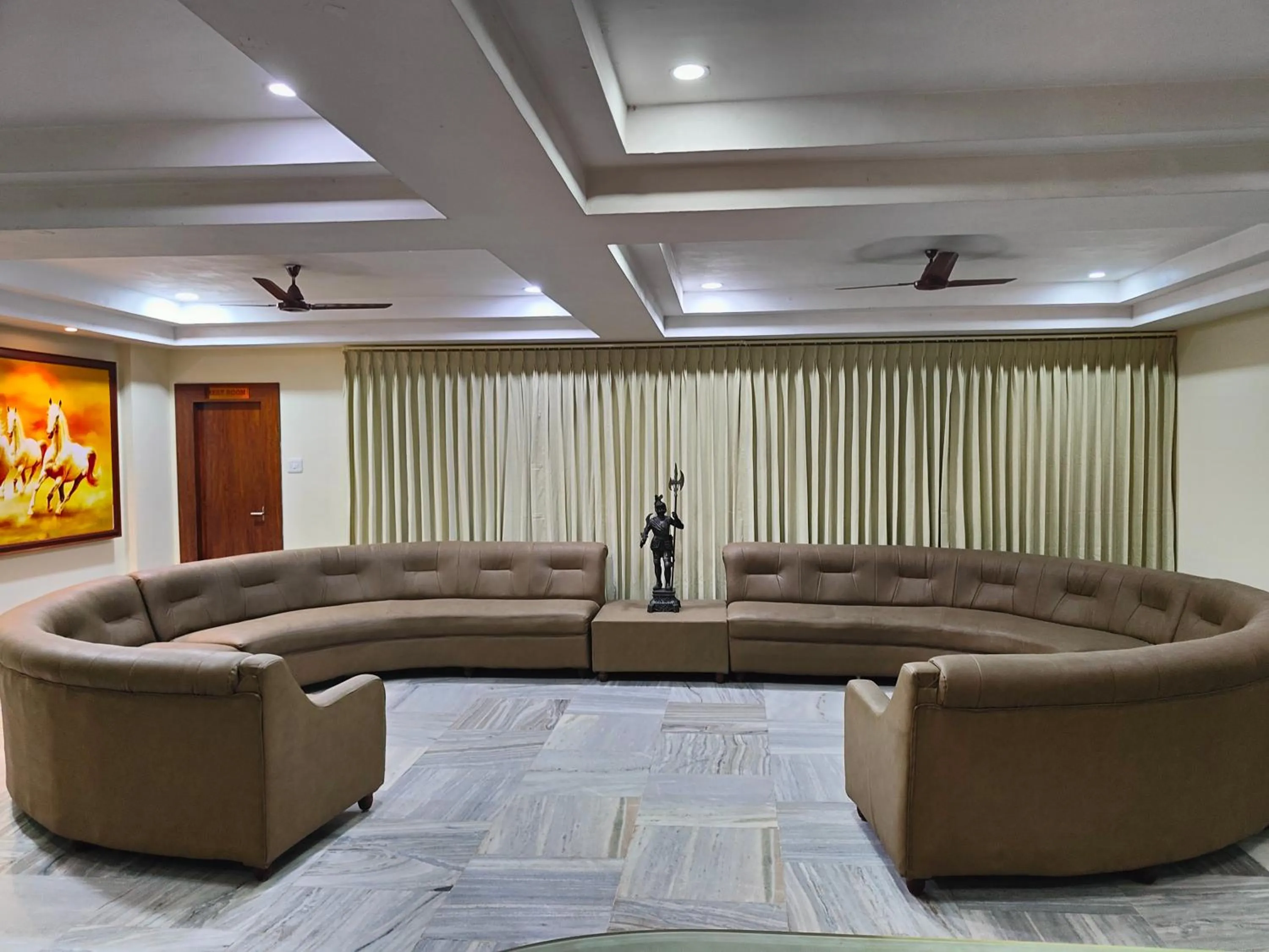 Lobby or reception in Hotel Geetha International