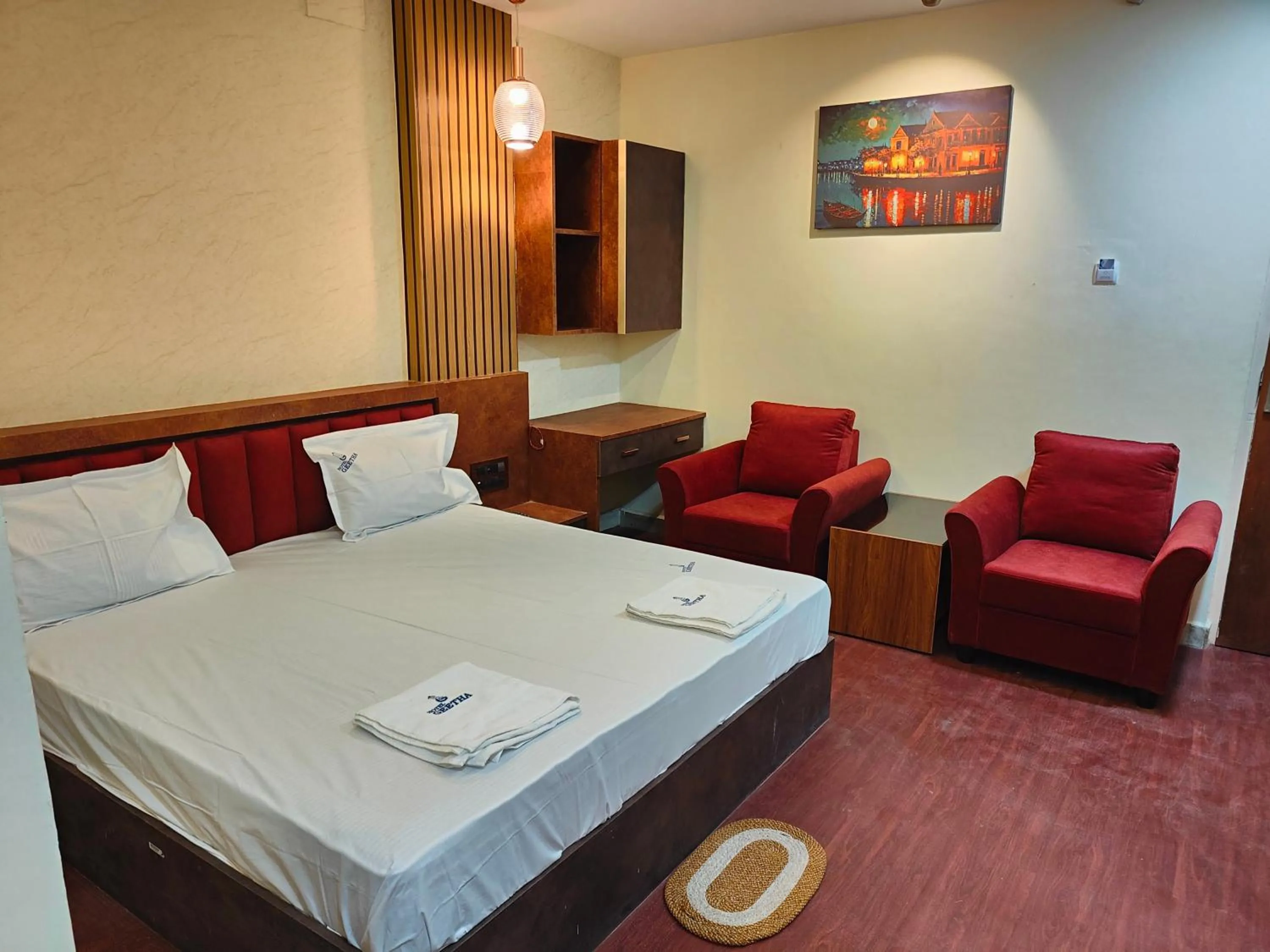 Photo of the whole room in Hotel Geetha International