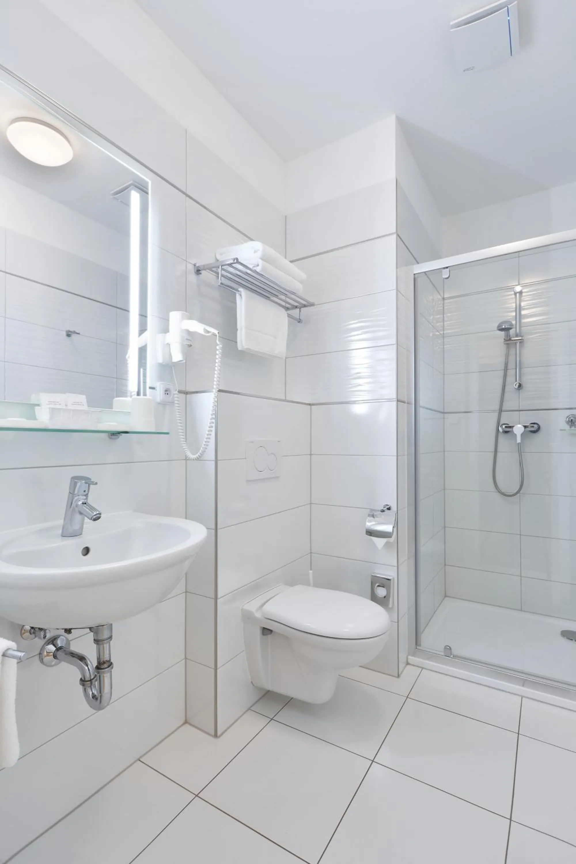 Shower in Hotel Palatin