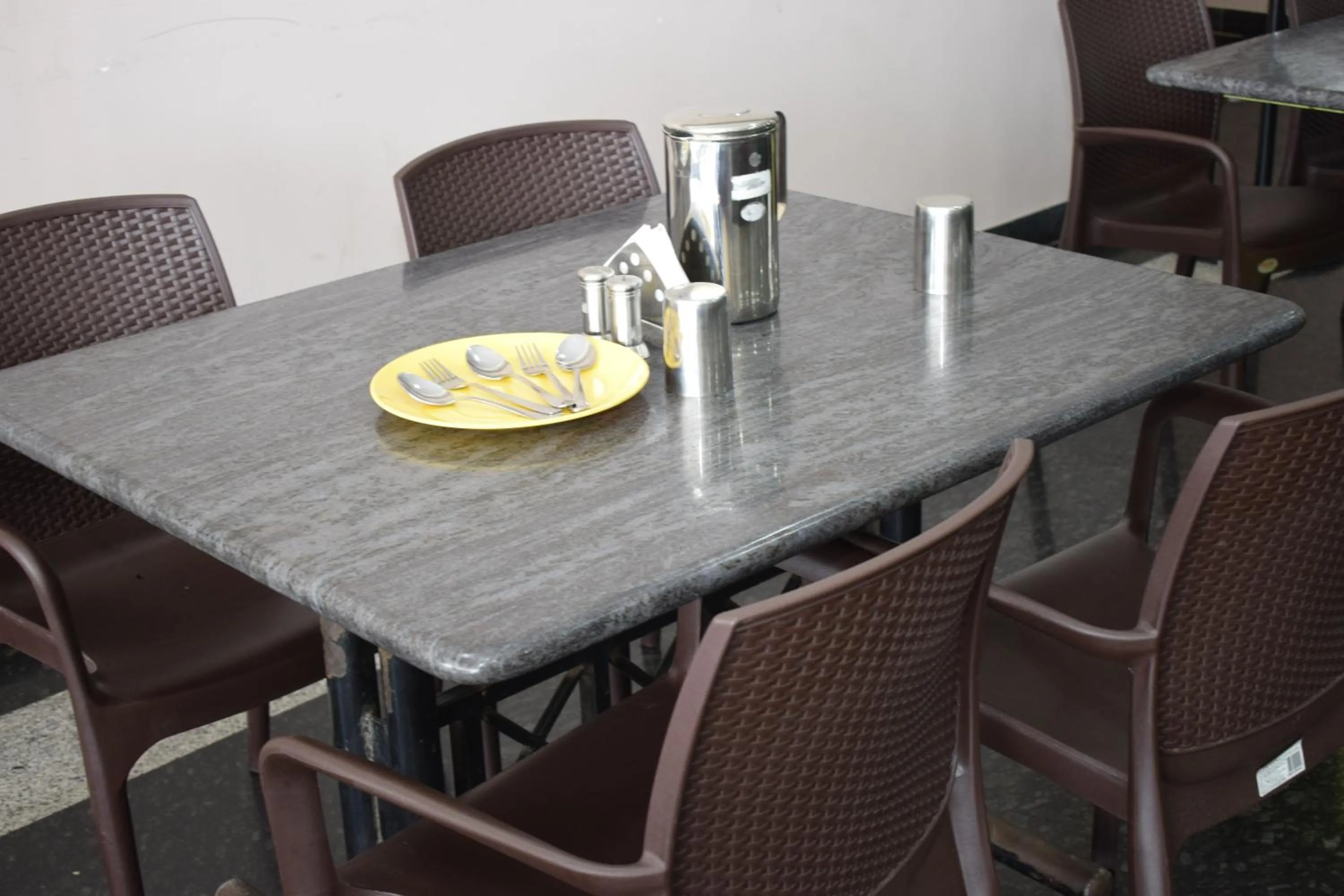 Dining area in Hotel Vijay Krishna