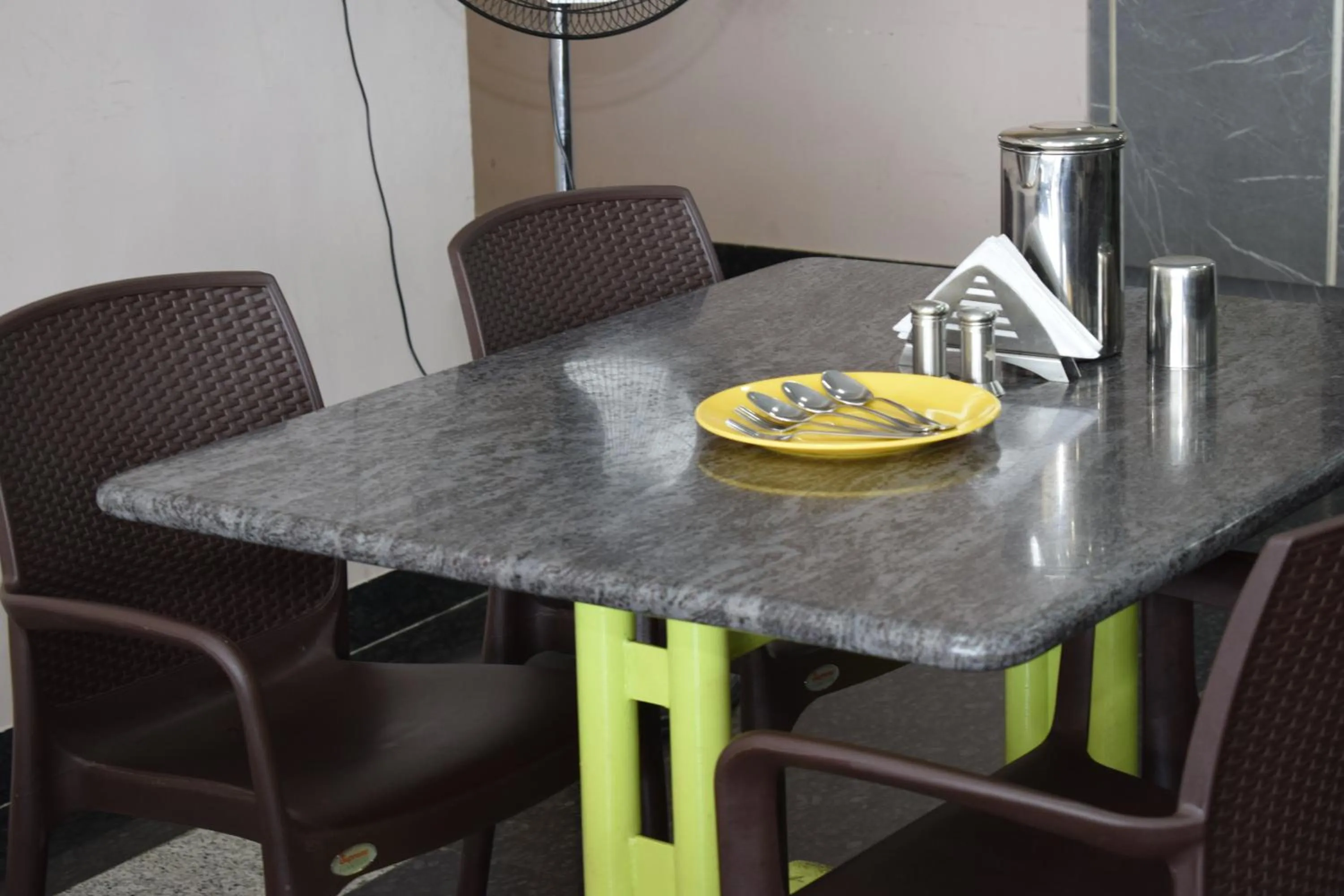 Dining area in Hotel Vijay Krishna