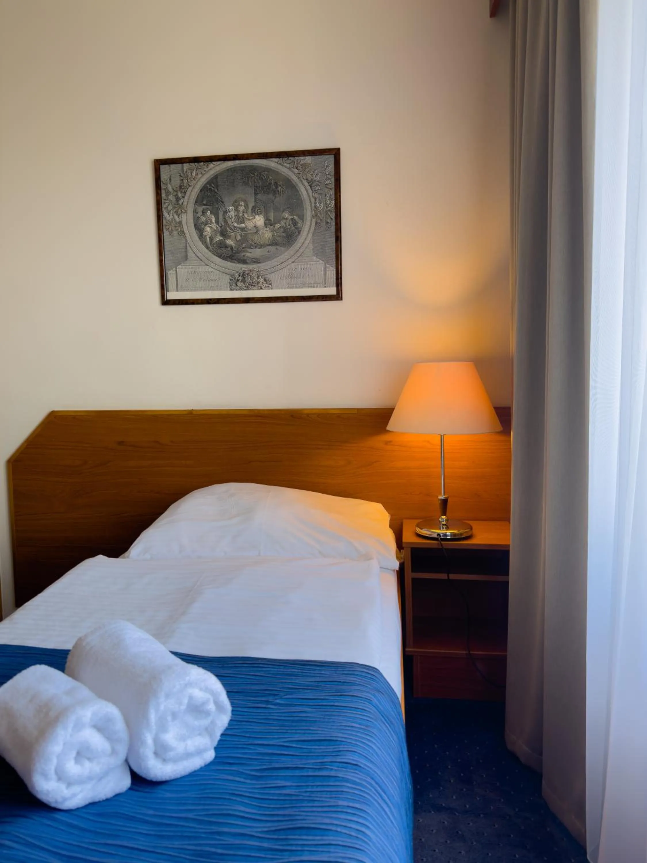 Bed in Hotel Theresia