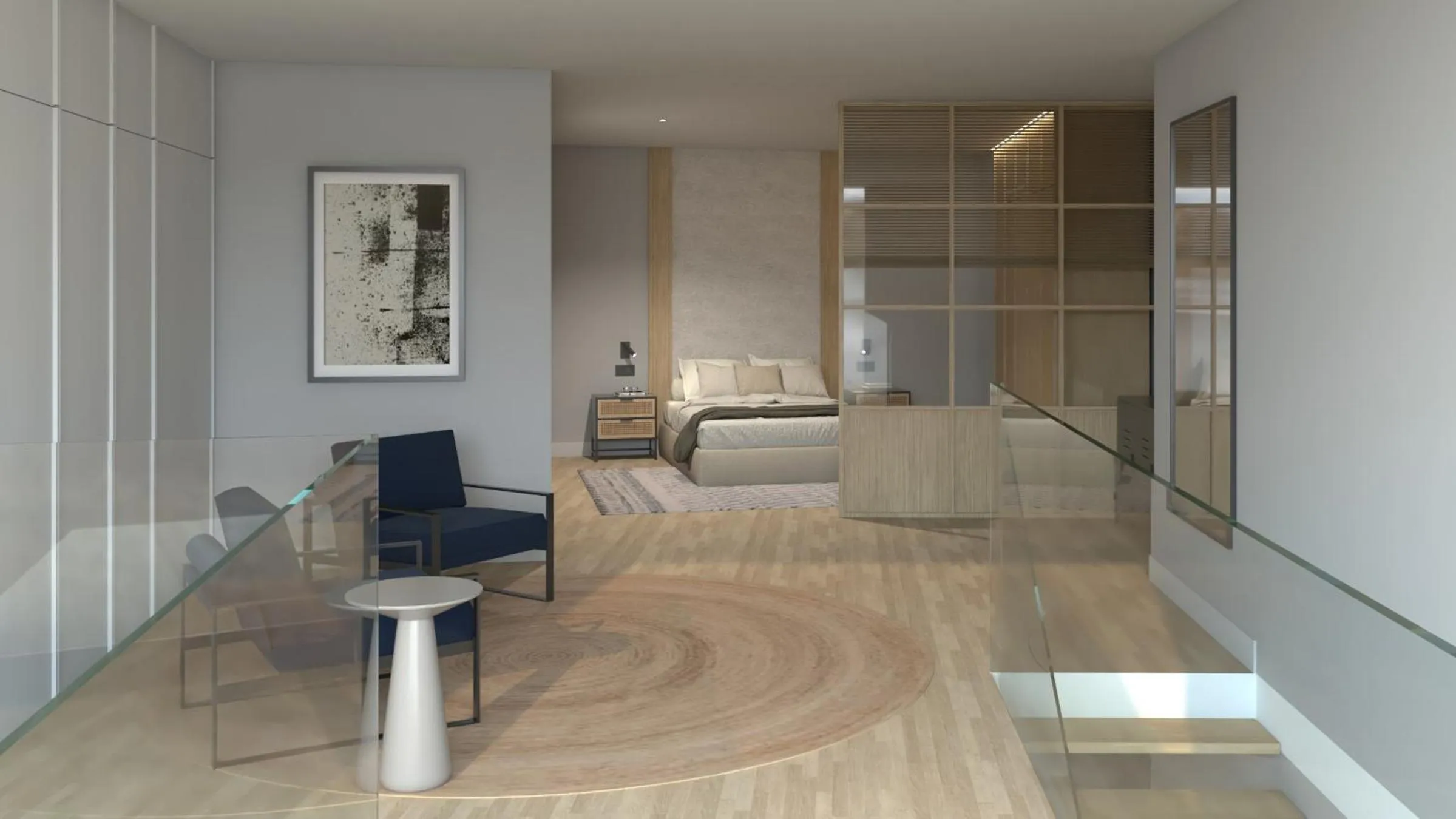 Bedroom, Bed in I Loft Santiago by Upper Luxury Housing