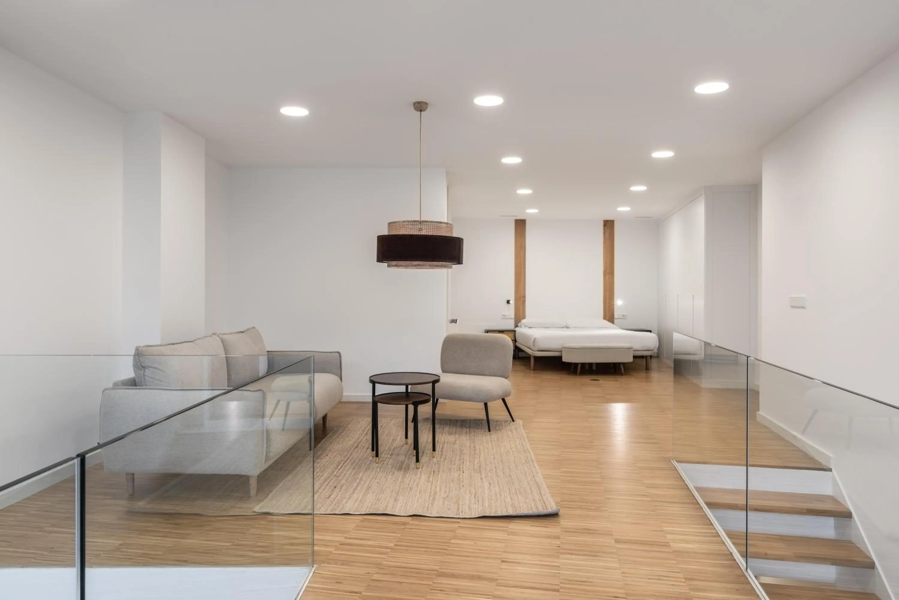 Bed in I Loft Santiago by Upper Luxury Housing