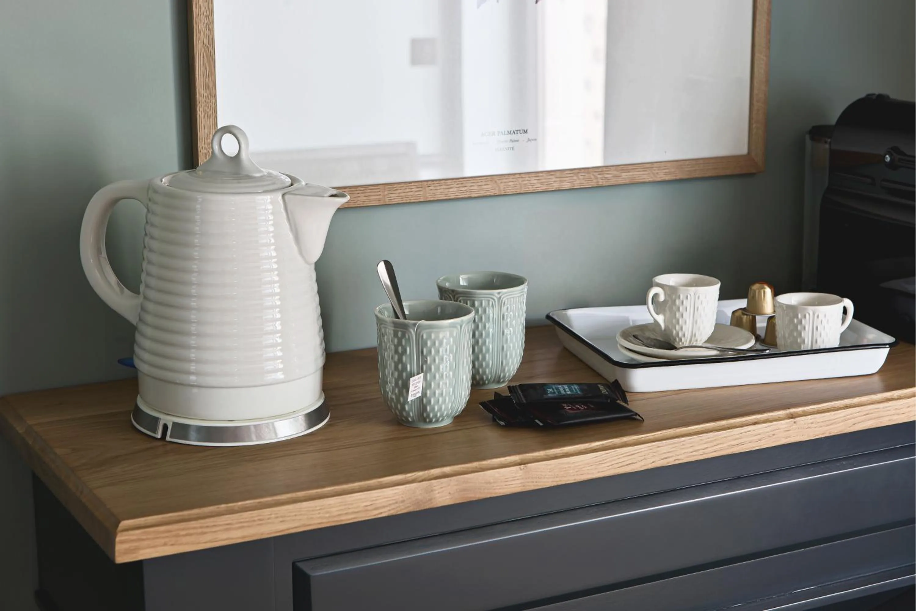 Coffee/tea facilities in Hôtel Botaniste