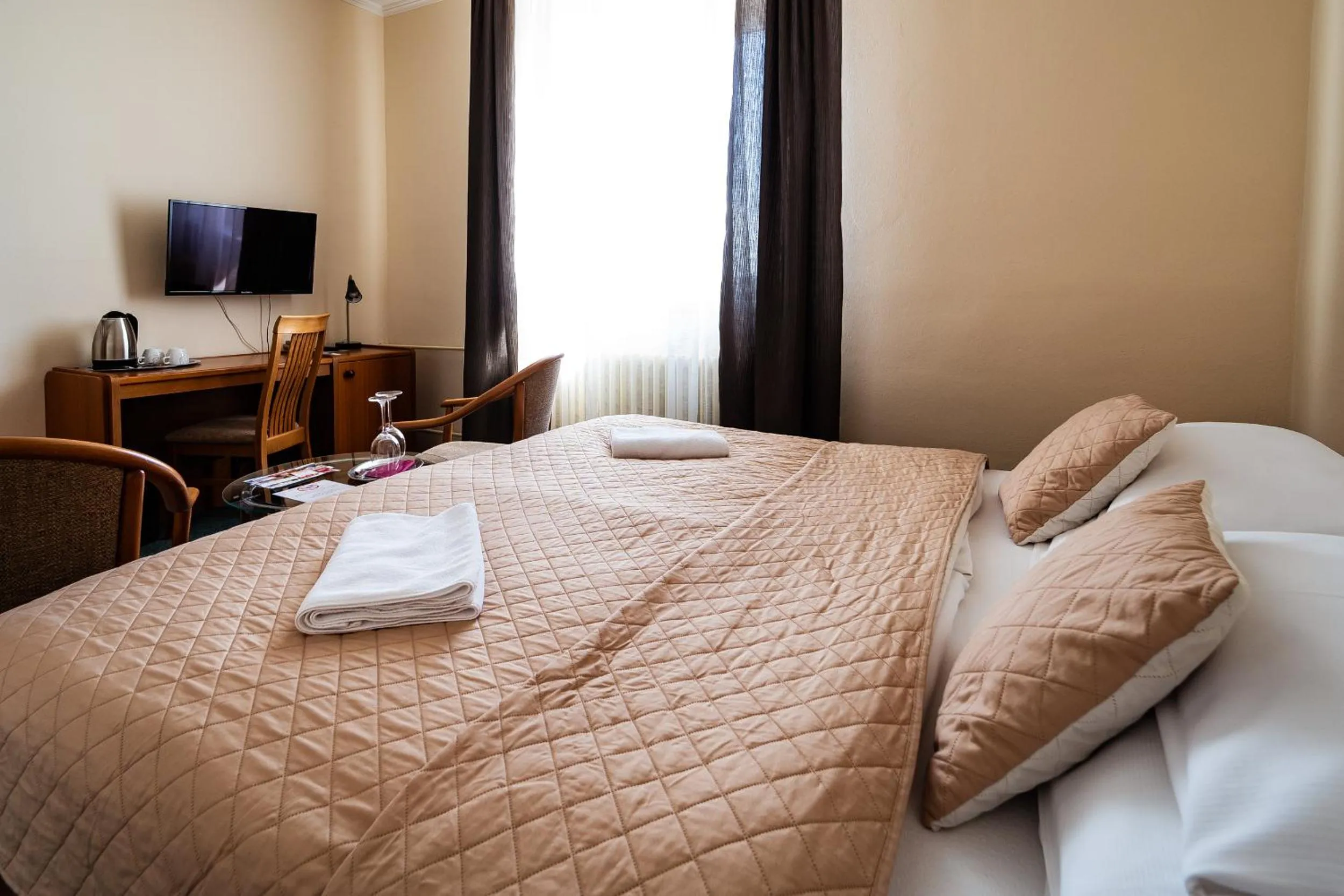 Bed in Hotel Panorama