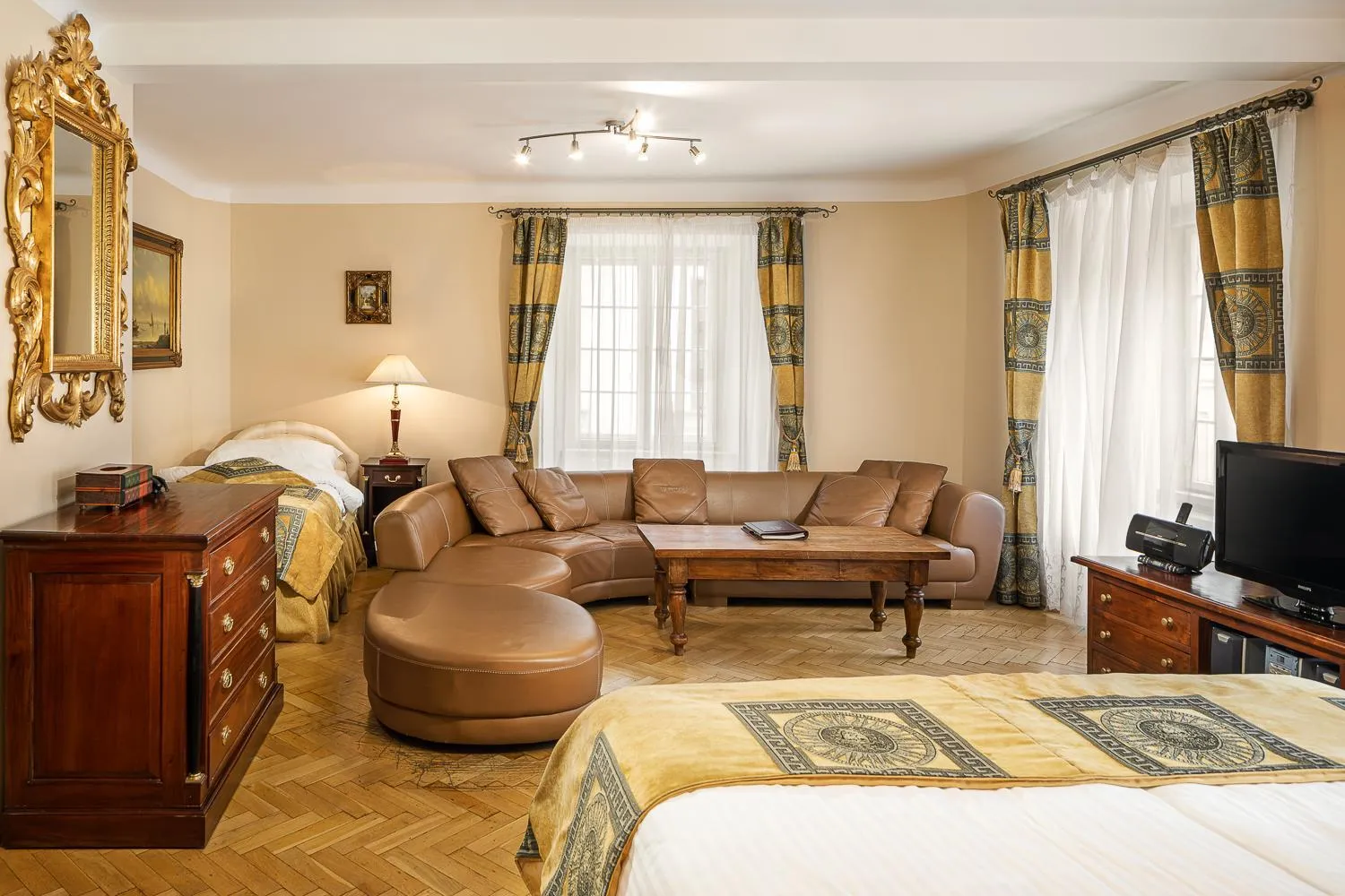 Living room, Bed in BHG Apartments Prague
