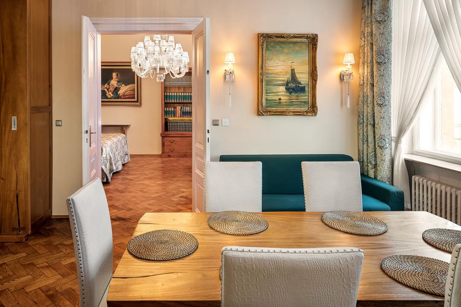 Seating area in BHG Apartments Prague