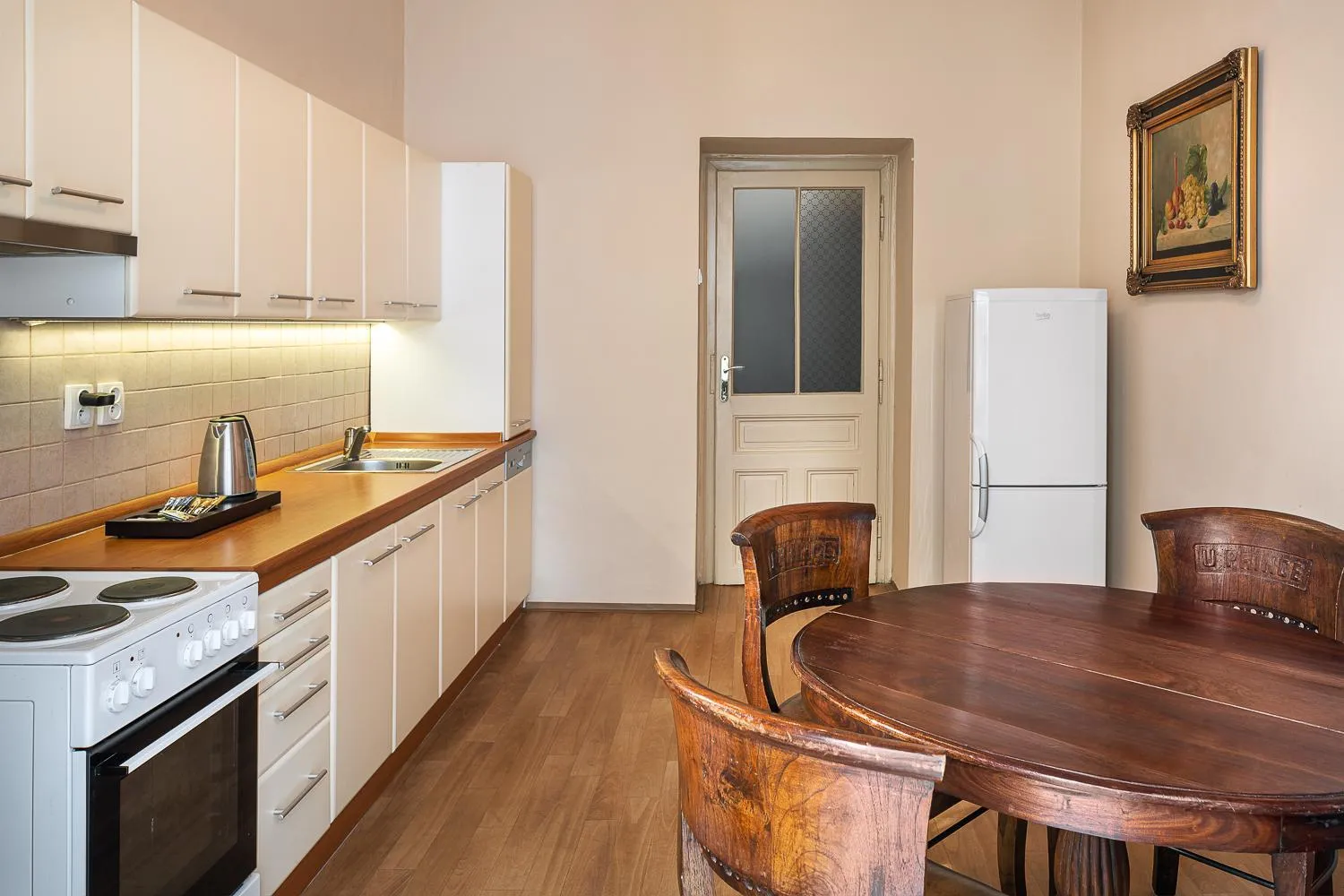 Kitchen or kitchenette in BHG Apartments Prague
