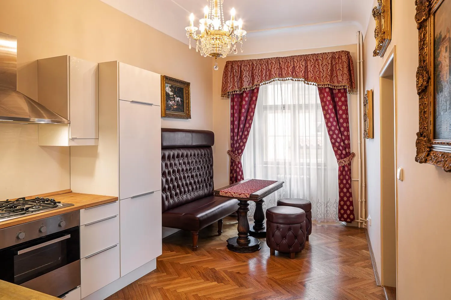 Kitchen or kitchenette in BHG Apartments Prague