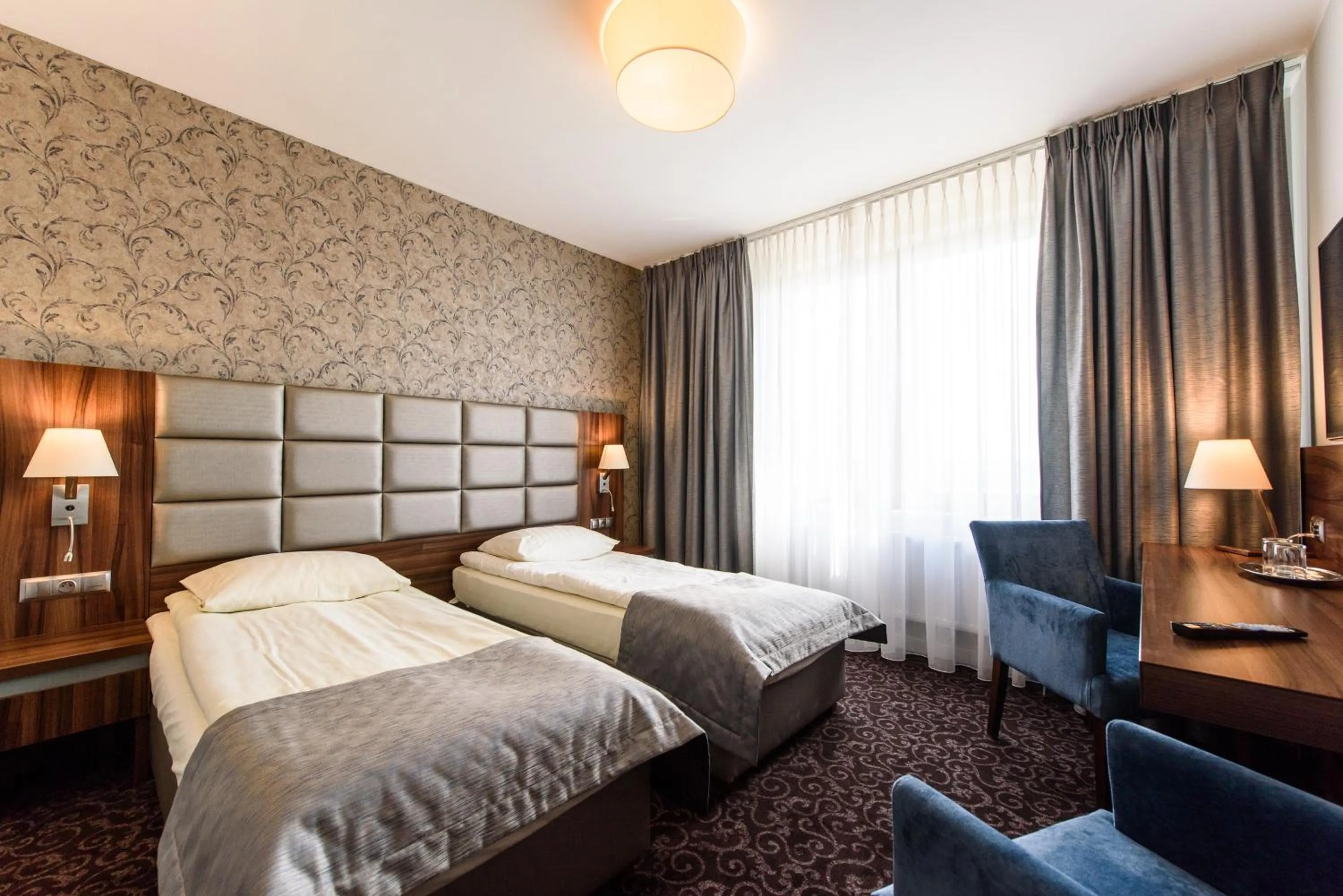 Bed in Hotel Nowy Dwór
