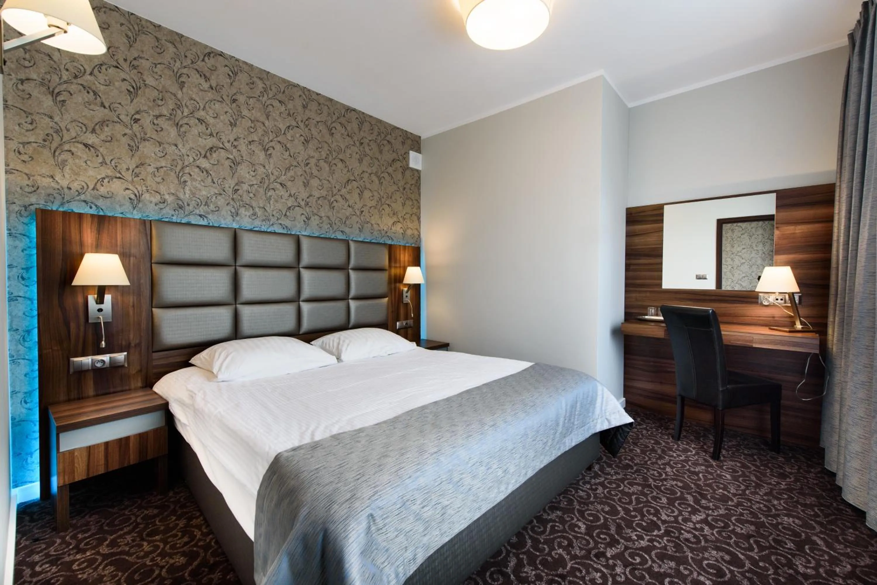 Bed in Hotel Nowy Dwór