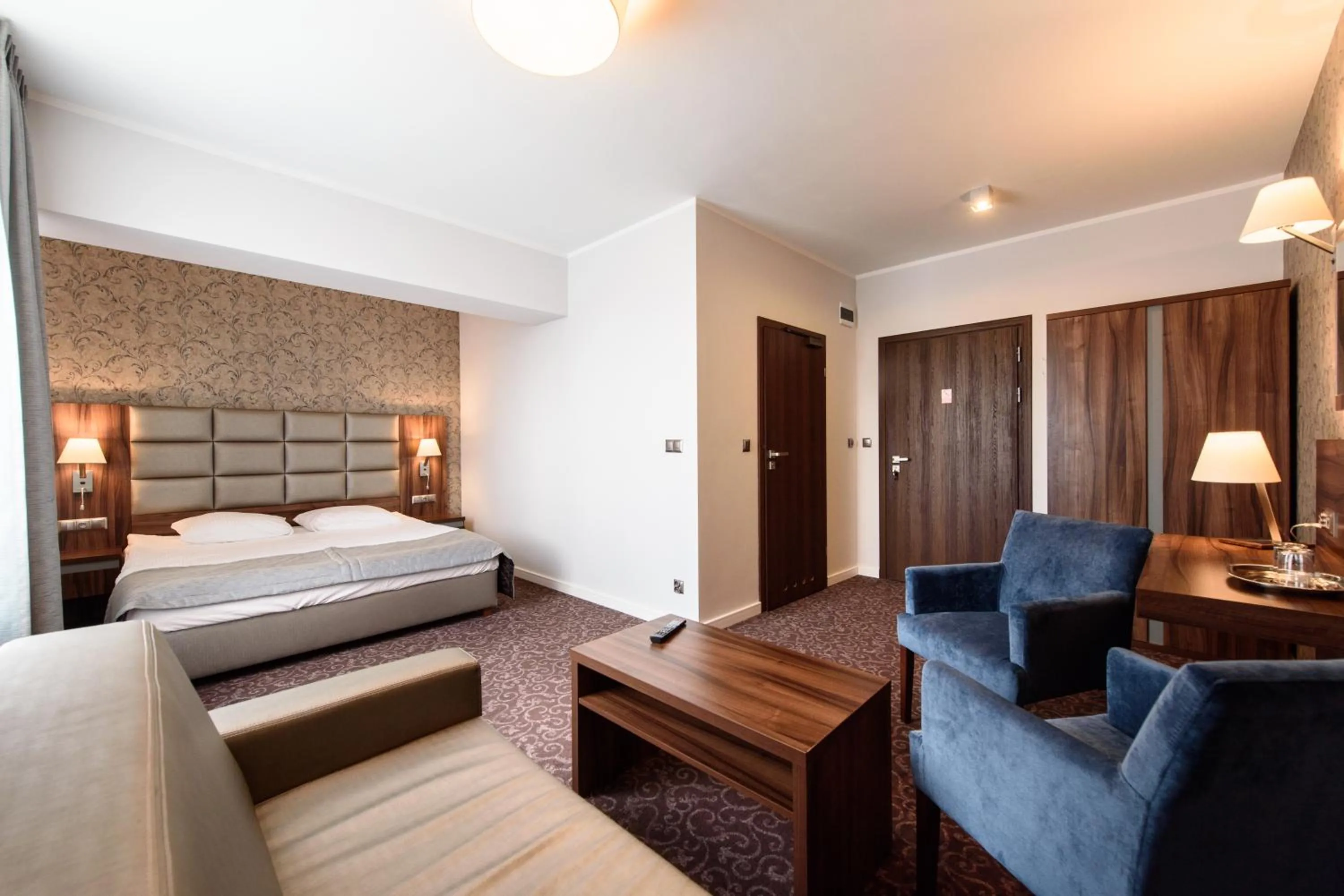 Bed in Hotel Nowy Dwór