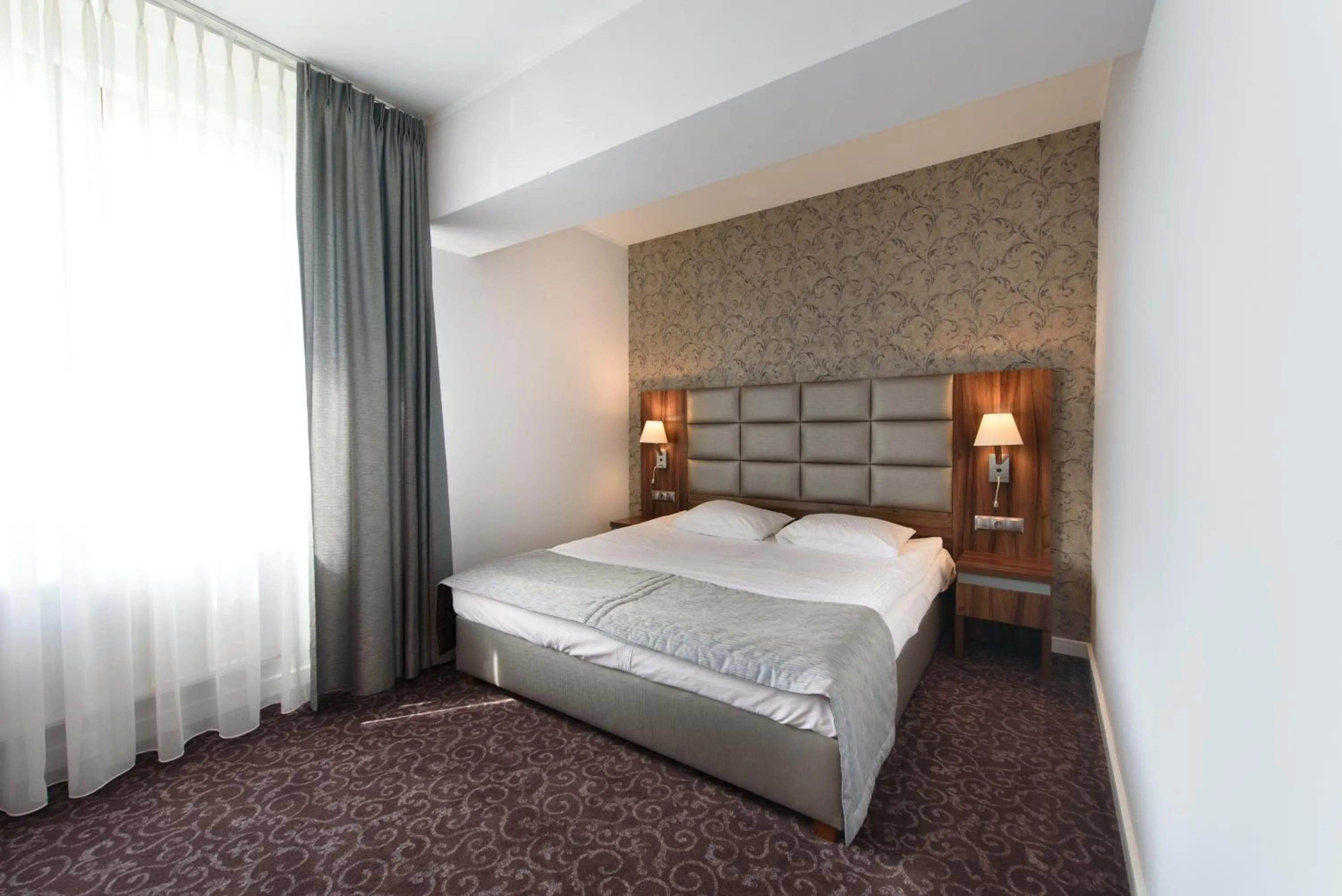 Bed in Hotel Nowy Dwór