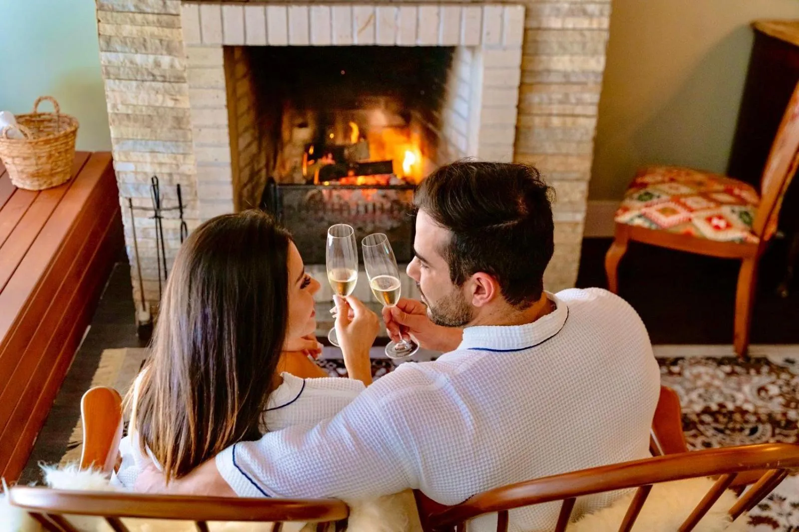 fireplace in Le Boutique Hotel Gramado - Exclusivo para Casais