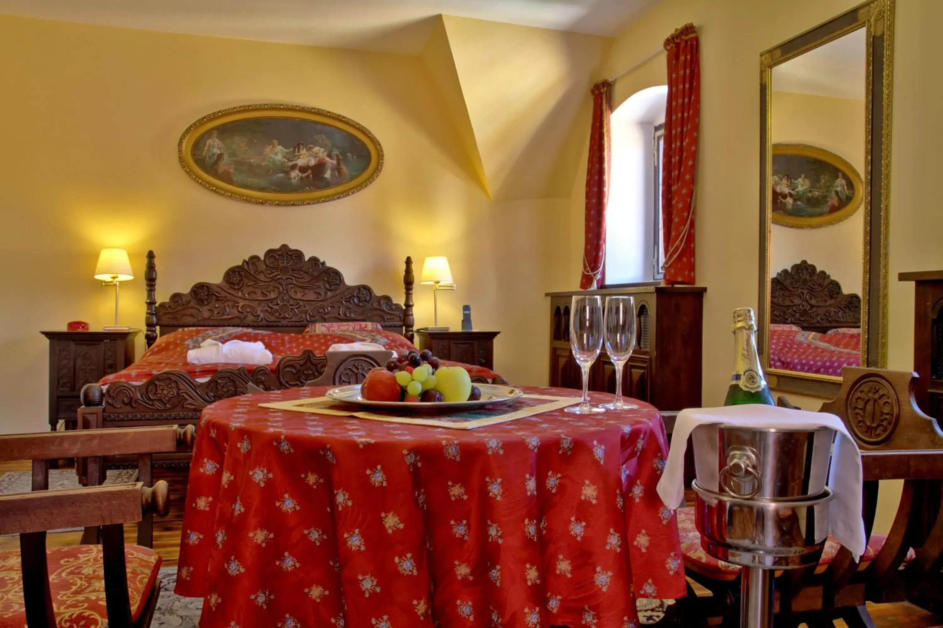 Bed in Hotel Ruze & Wellness Bed in Hotel Ruze & Wellness