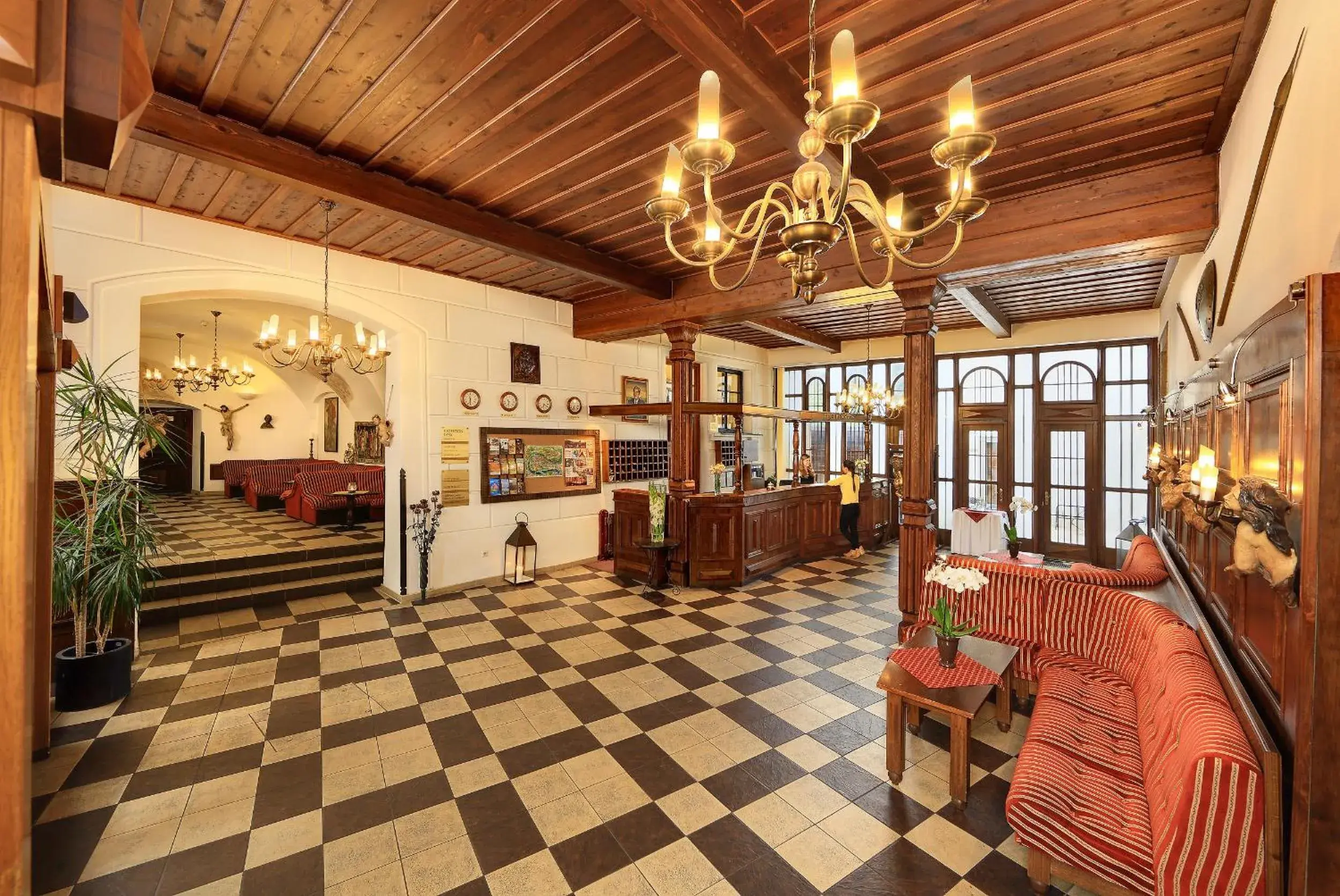 Lobby or reception in Hotel Ruze & Wellness Lobby or reception in Hotel Ruze & Wellness