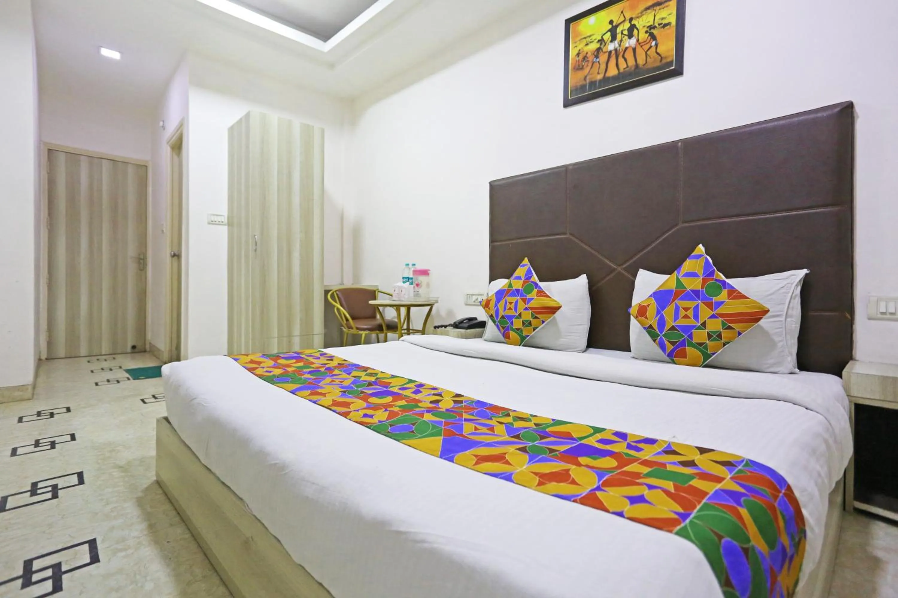 Bed in Hotel Sterling Inn, New Delhi