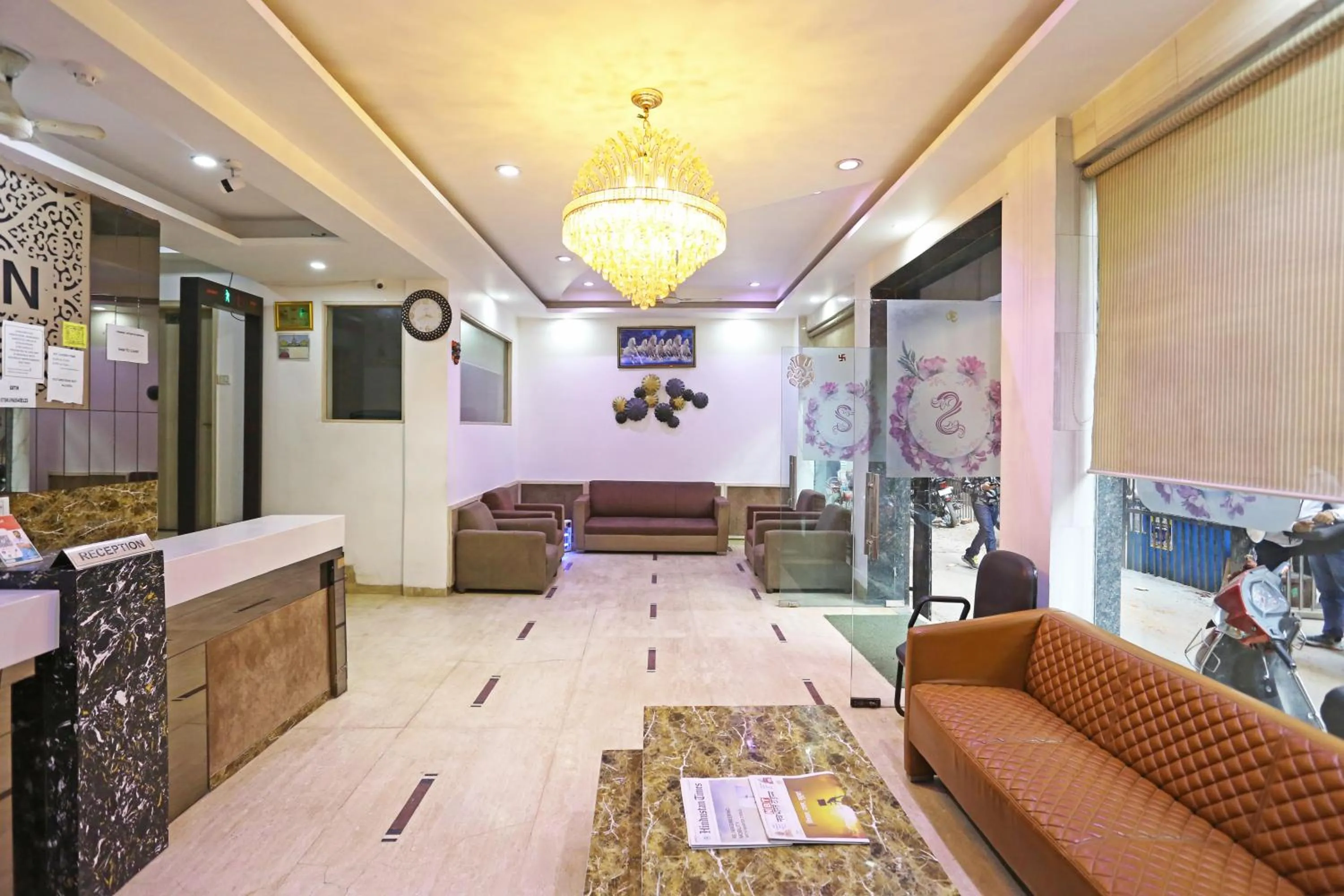 Seating area in Hotel Sterling Inn, New Delhi