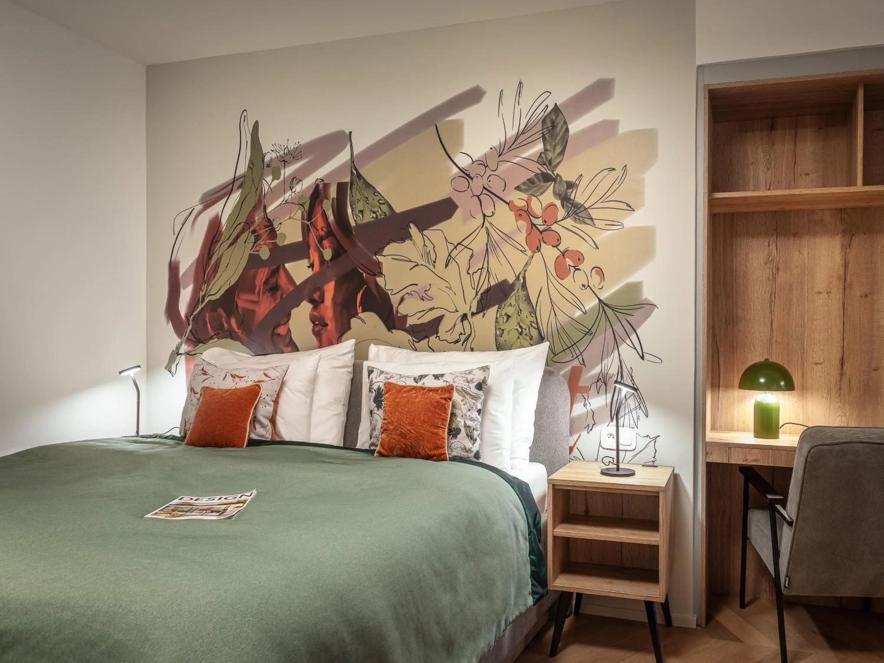 Bed in The Botanist by Adrez