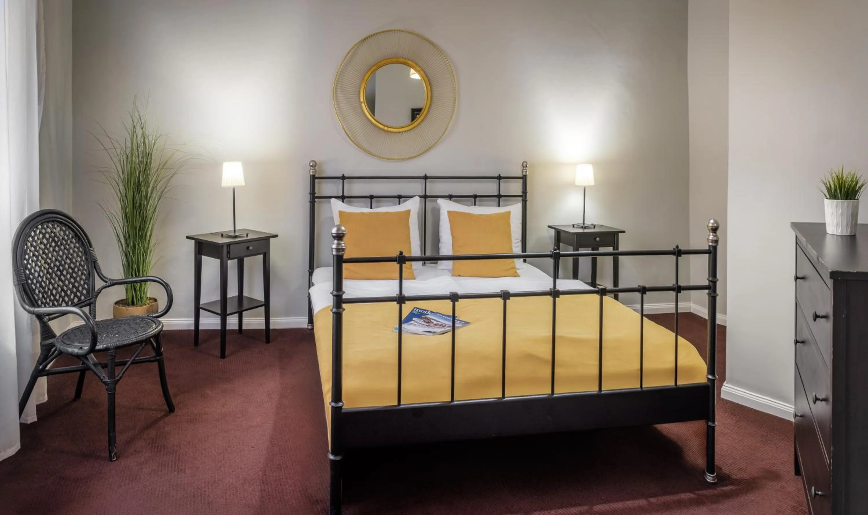 Bed in Hotel "Palác U Kočků" by Adrez, Palace At the Cats