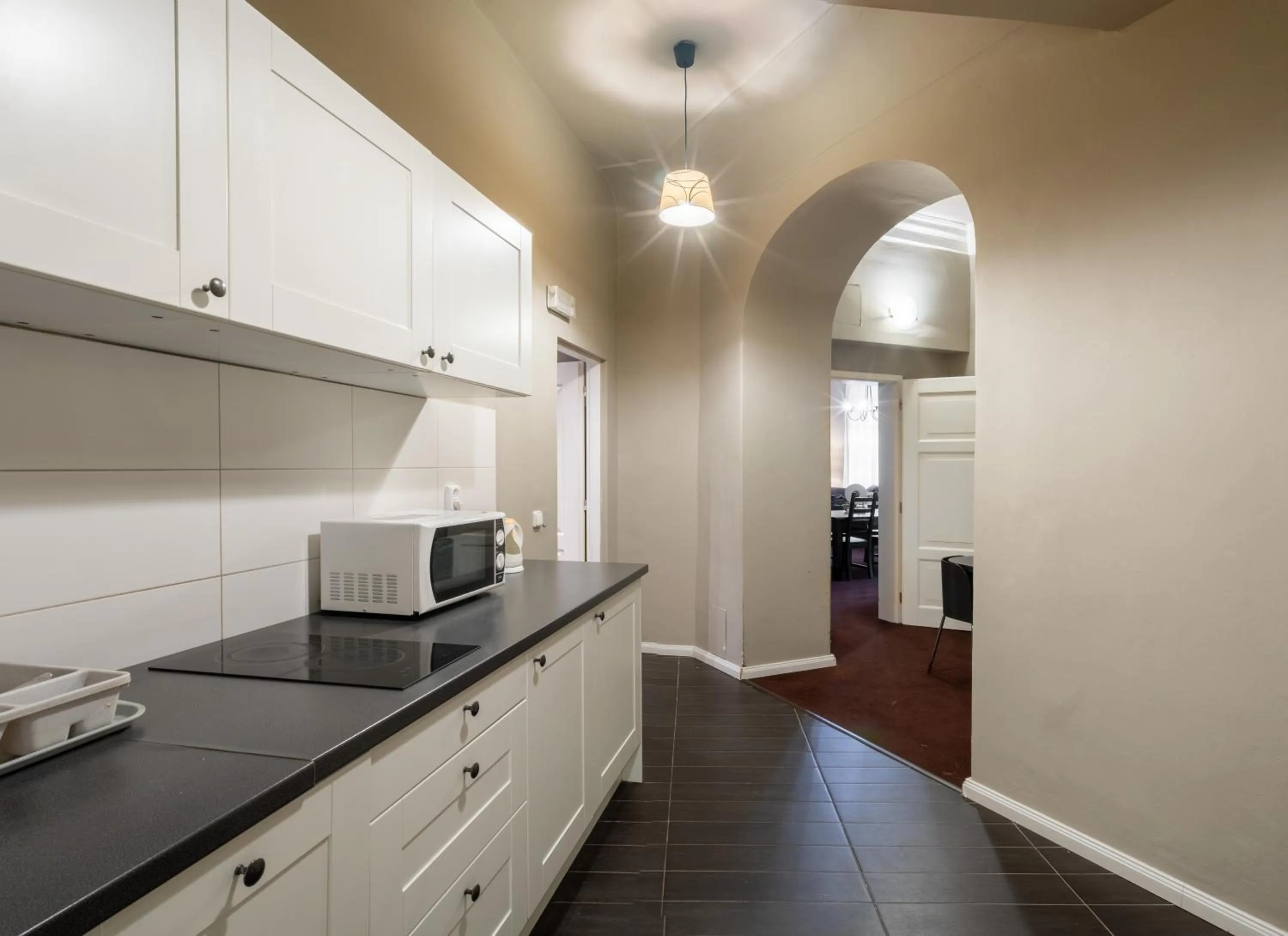 kitchen in Hotel "Palác U Kočků" by Adrez, Palace At the Cats